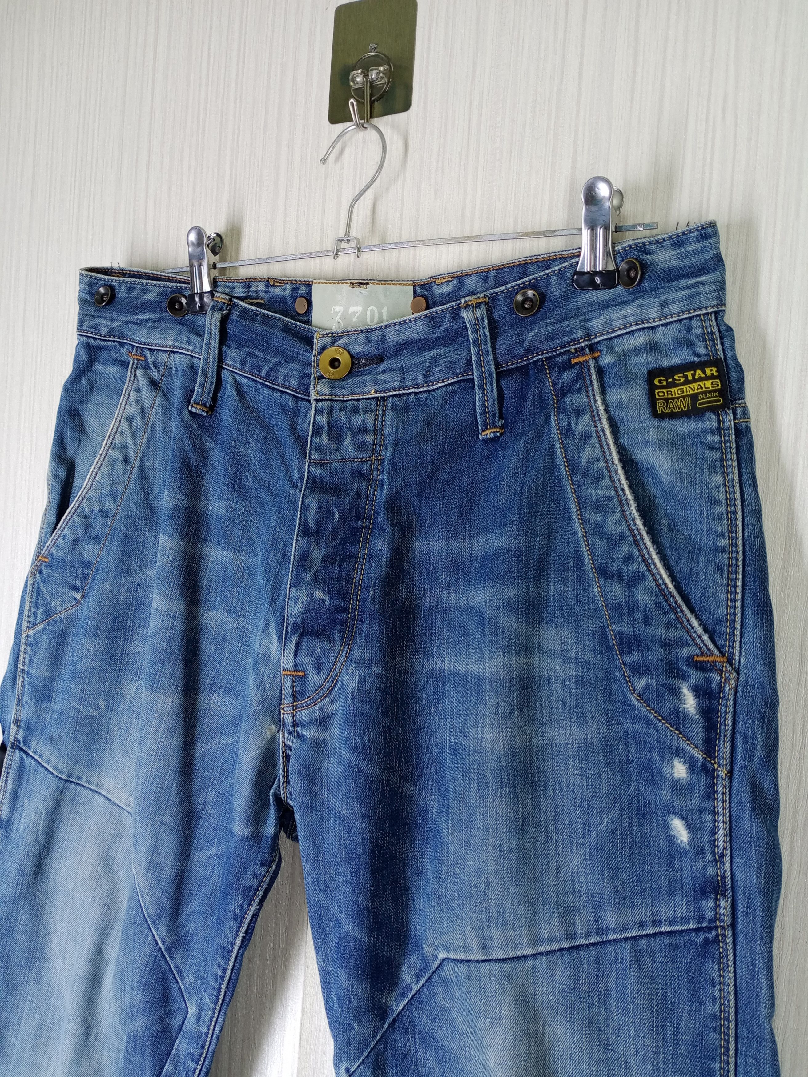G-Star × If Six Was Nine Rare G Star Raw Distressed Denim Jeans Size US 32 / EU 48 - 4 Thumbnail