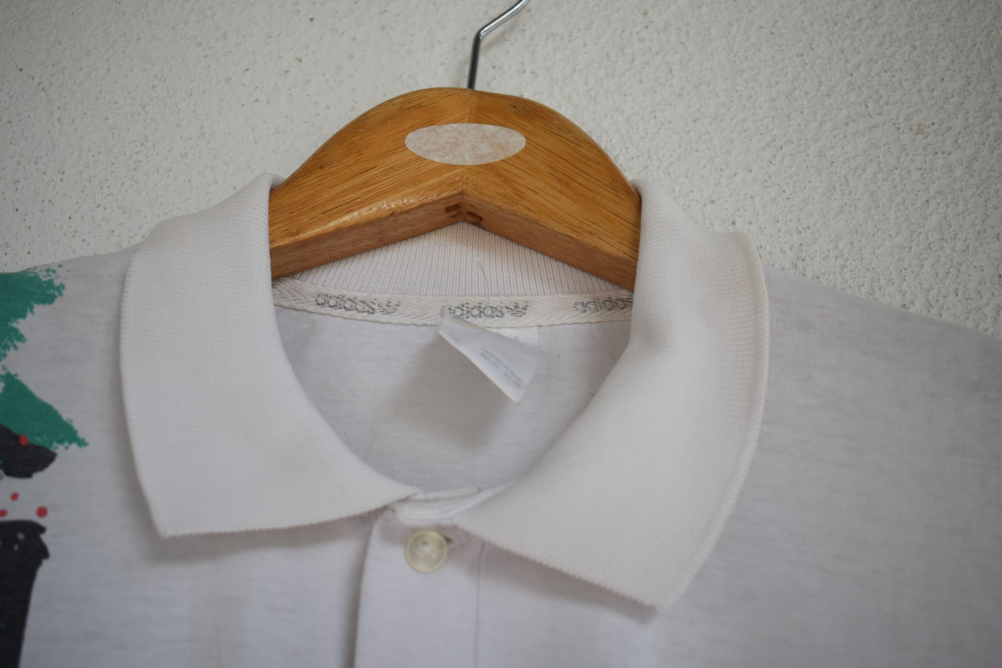 Adidas × Vintage Vintage Adidas Polo Shirt Striped 90s Retro Tee Size US XL / EU 56 / 4 - 5 Thumbnail