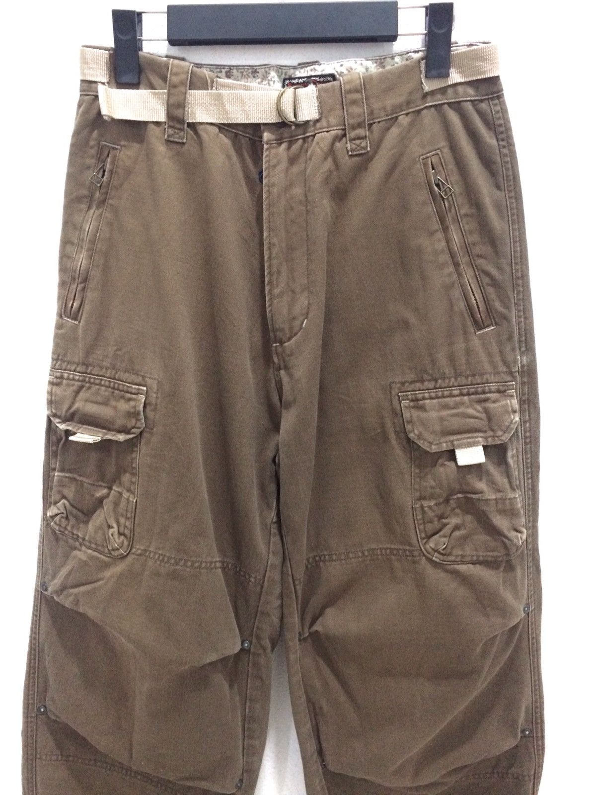 Japanese Brand Japanese Brand Sunny Clouds Gabardine Baggy Cargo Pant Size US 28 / EU 44 - 2 Thumbnail