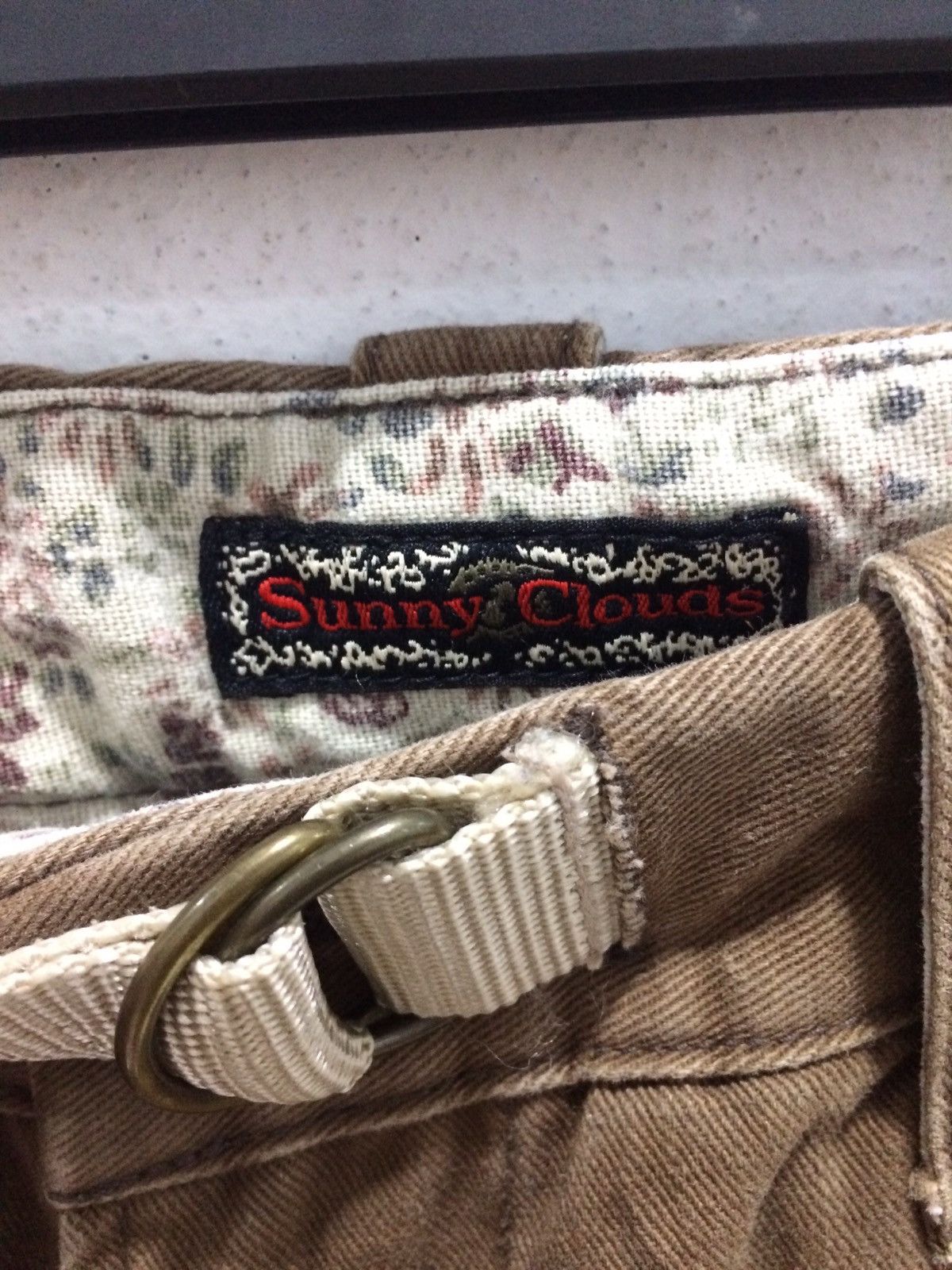 Japanese Brand Japanese Brand Sunny Clouds Gabardine Baggy Cargo Pant Size US 28 / EU 44 - 4 Thumbnail