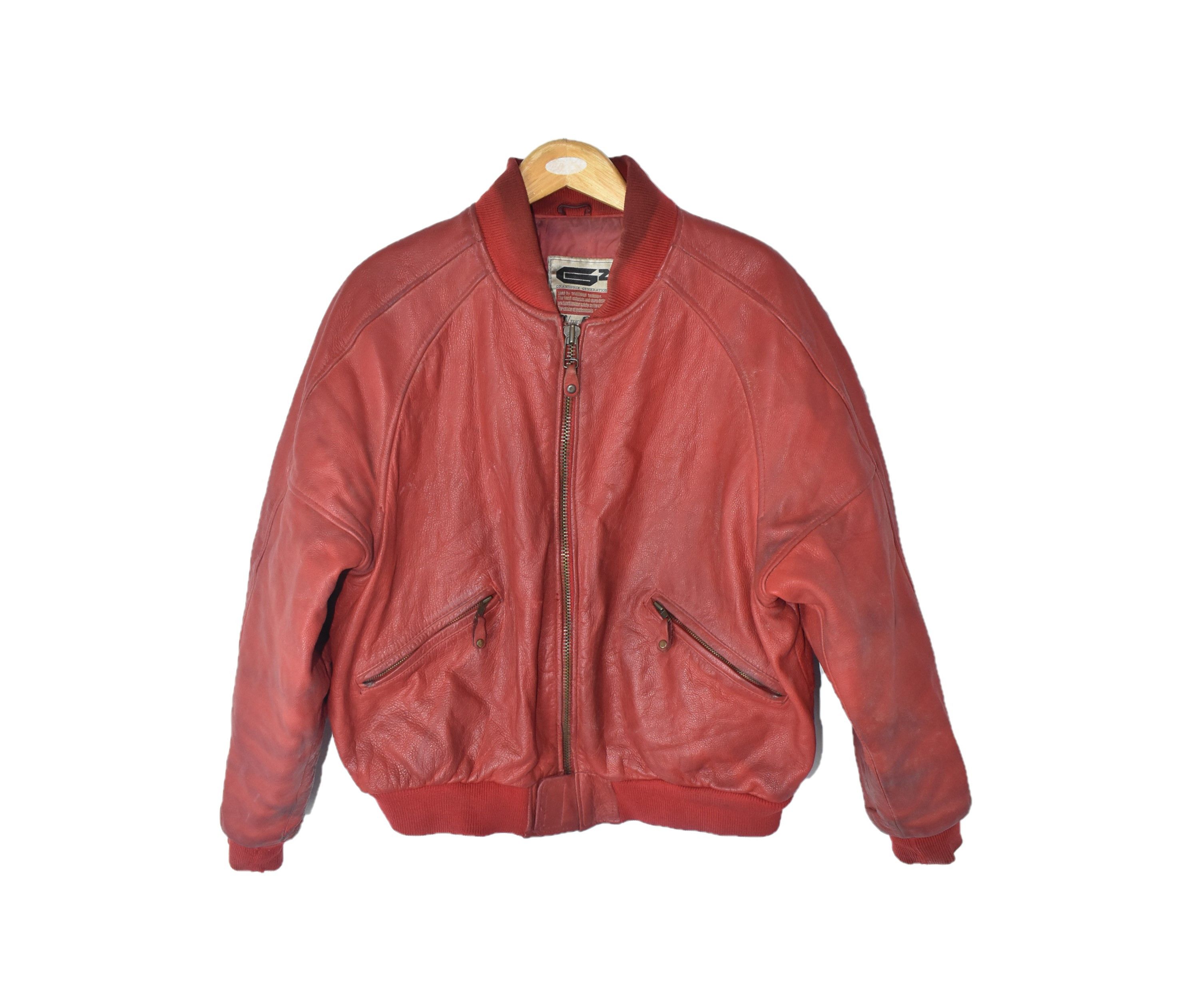 Vintage Real Leather Jacket Grandprix Generation