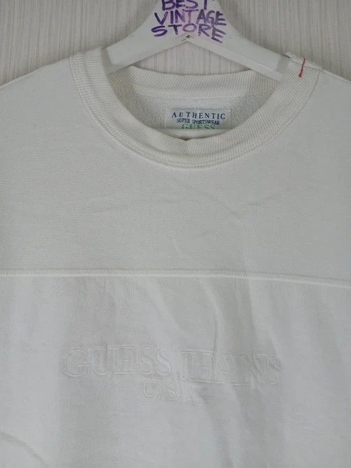 Georges Marciano Rare Vintage 90s Guess Classic Georges Marciano Sweatshirt Size US M / EU 48-50 / 2 - 1 Thumbnail