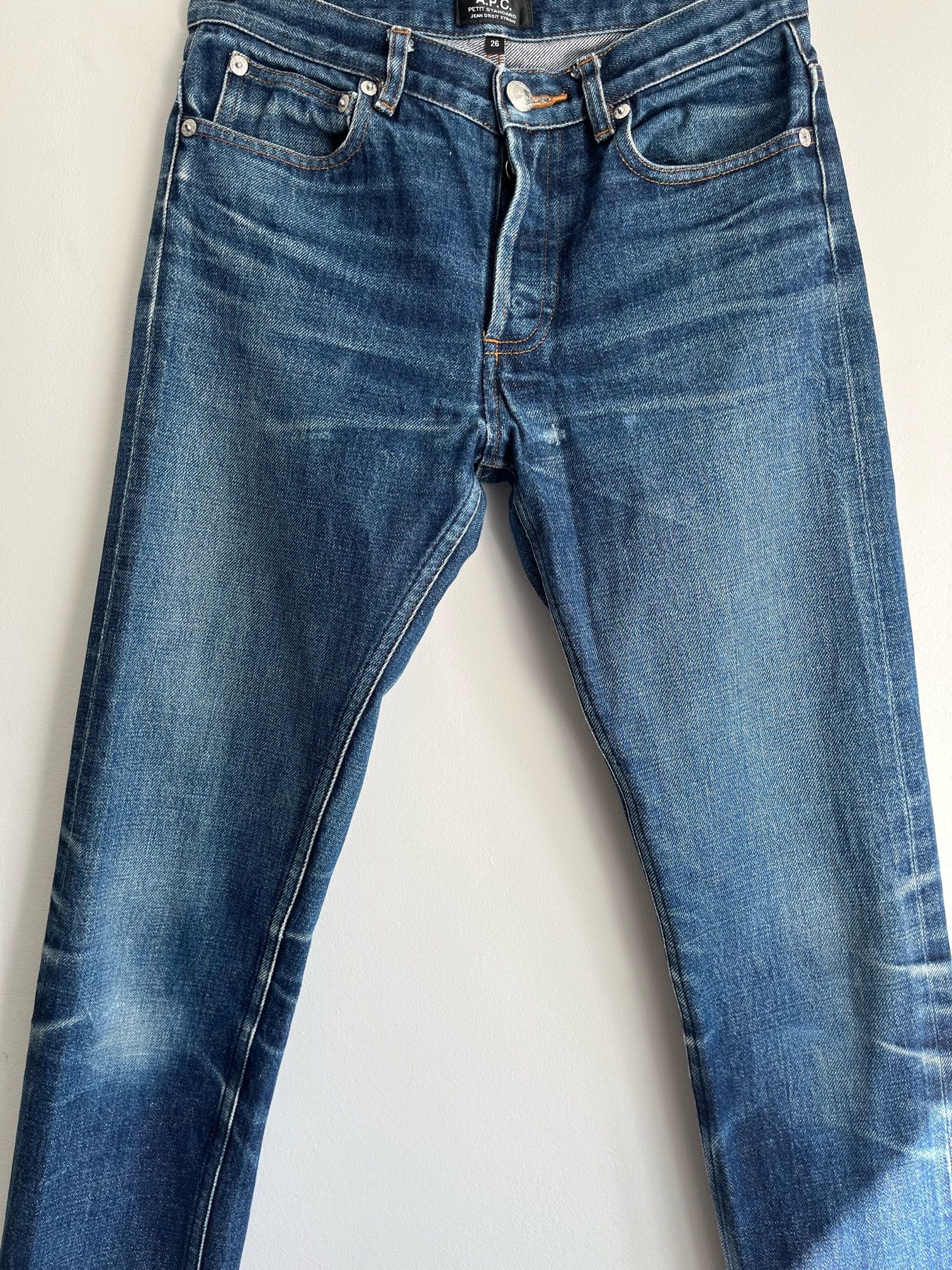 A.P.C. APC Petit Standard used Jeans 26 whiskers Size US 26 / EU 42 - 3 Thumbnail