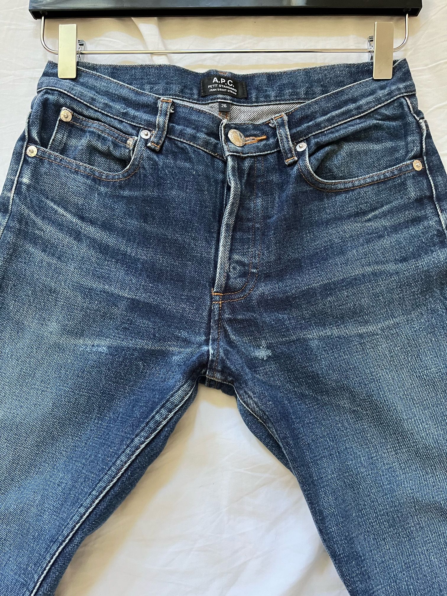 A.P.C. APC Petit Standard used Jeans 26 whiskers Size US 26 / EU 42 - 7 Thumbnail