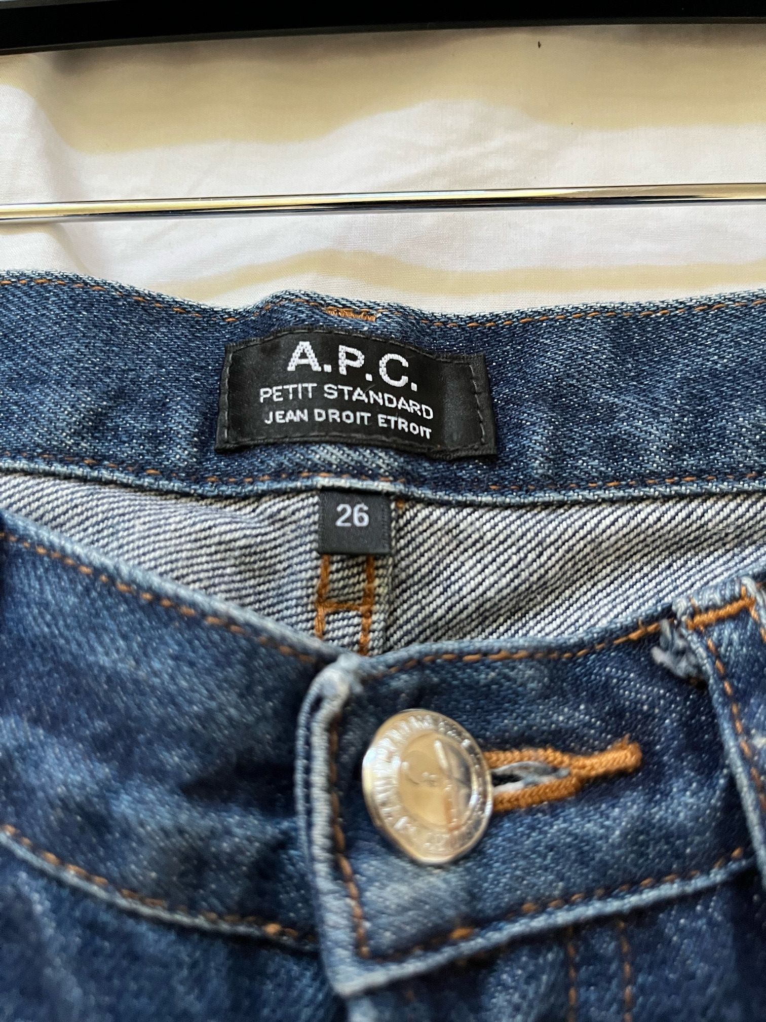 A.P.C. APC Petit Standard used Jeans 26 whiskers Size US 26 / EU 42 - 8 Thumbnail