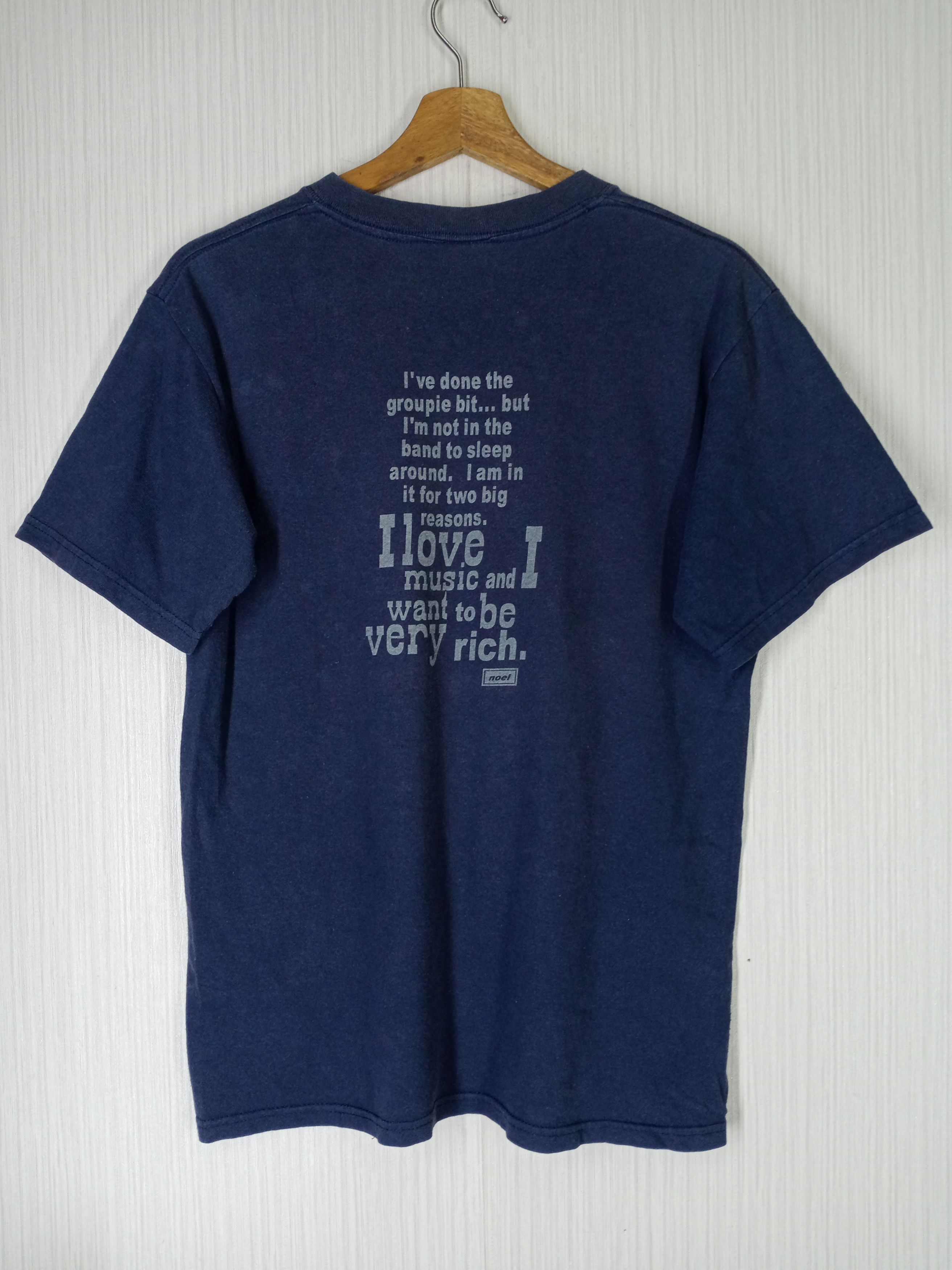 Band Tees Rare Vintage Oasis Noel Gallagher Britpop Band Tshirt Size US S / EU 44-46 / 1 - 5 Thumbnail