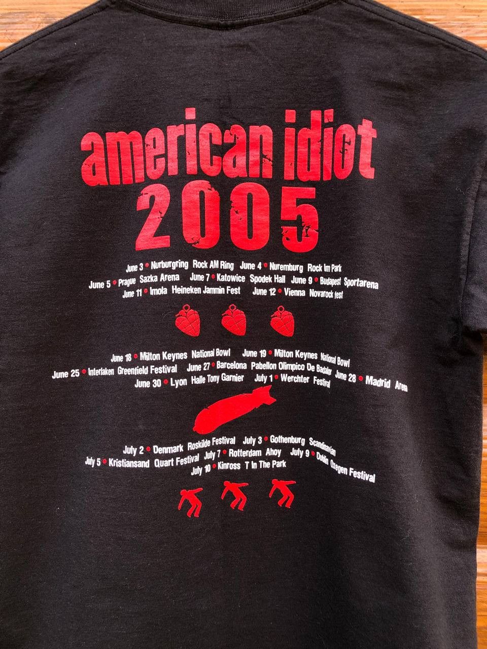 Vintage Green Day American Idiot T-Shirt Punk Rock Band Logo Tour Size US S / EU 44-46 / 1 - 4 Thumbnail