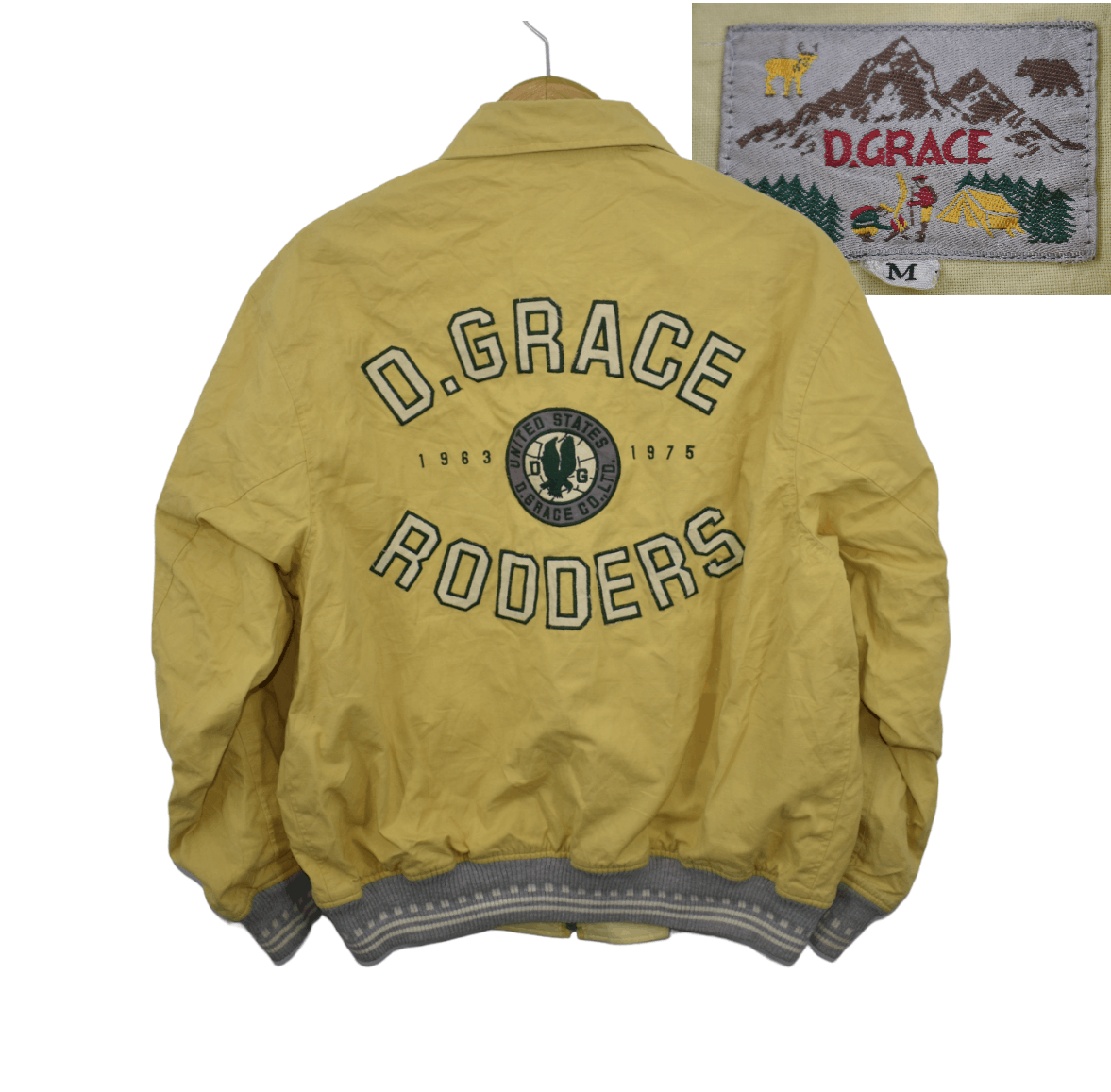 Vintage A082 VTG 90s Grace Rodders Baseball Varsity Jacket Size US M / EU 48-50 / 2 - 1 Thumbnail