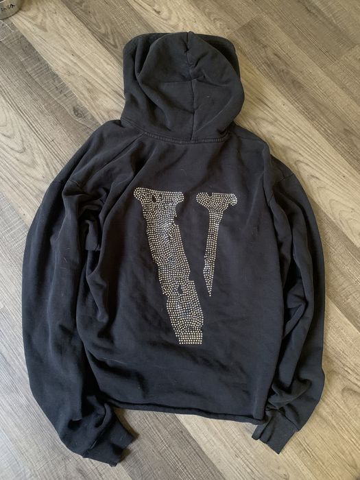 Vlone friends rhinestone discount hoodie