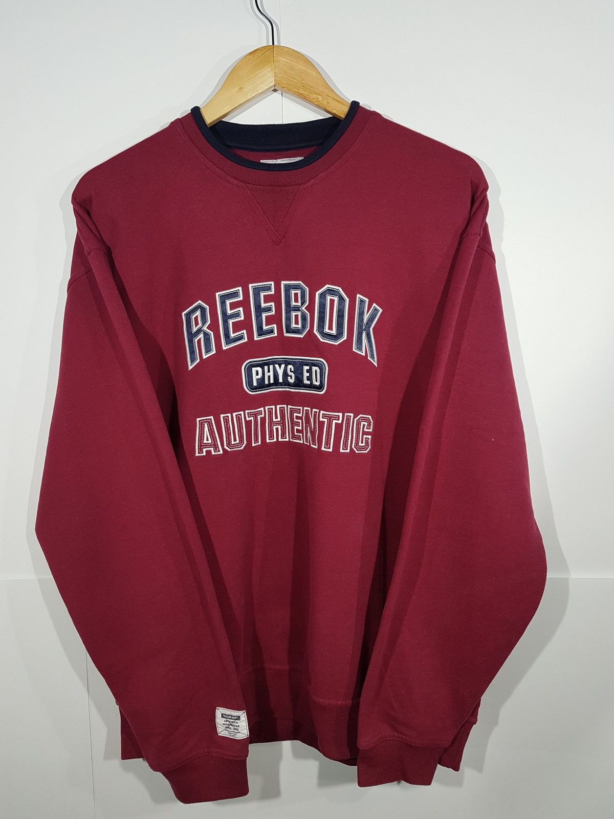 Reebok Vintage Reebok Sweatshirt Oversized Authentic Embroidered Size US L / EU 52-54 / 3 - 4 Thumbnail