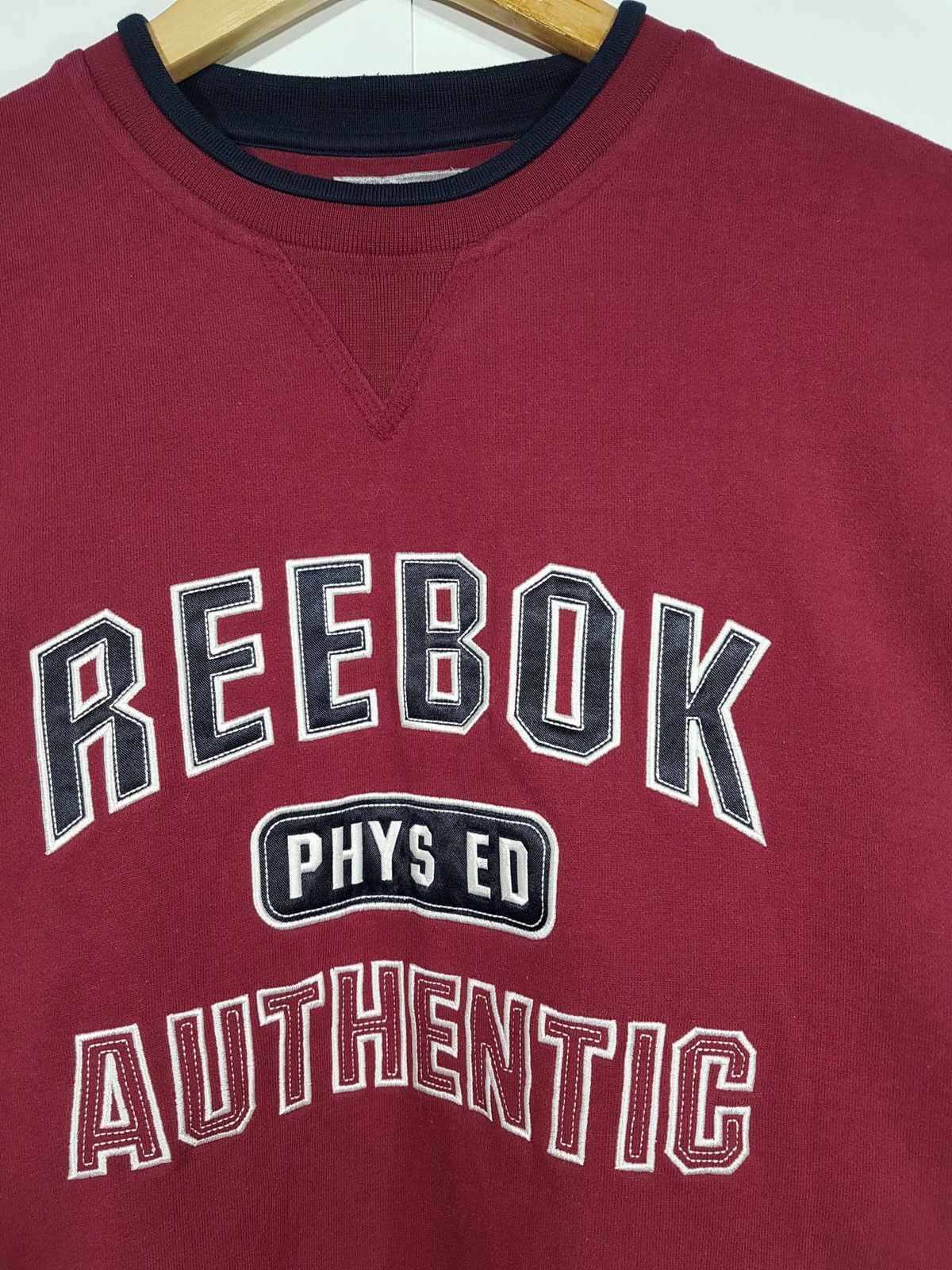 Reebok Vintage Reebok Sweatshirt Oversized Authentic Embroidered Size US L / EU 52-54 / 3 - 3 Thumbnail