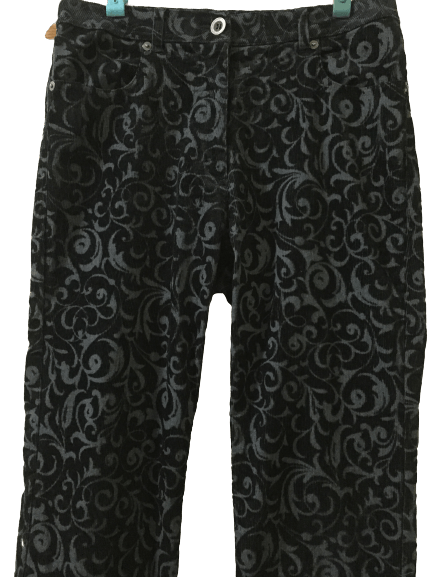 Japanese Brand Tachibana Fullprint Corduroy Jeans Size 29" - 3 Thumbnail