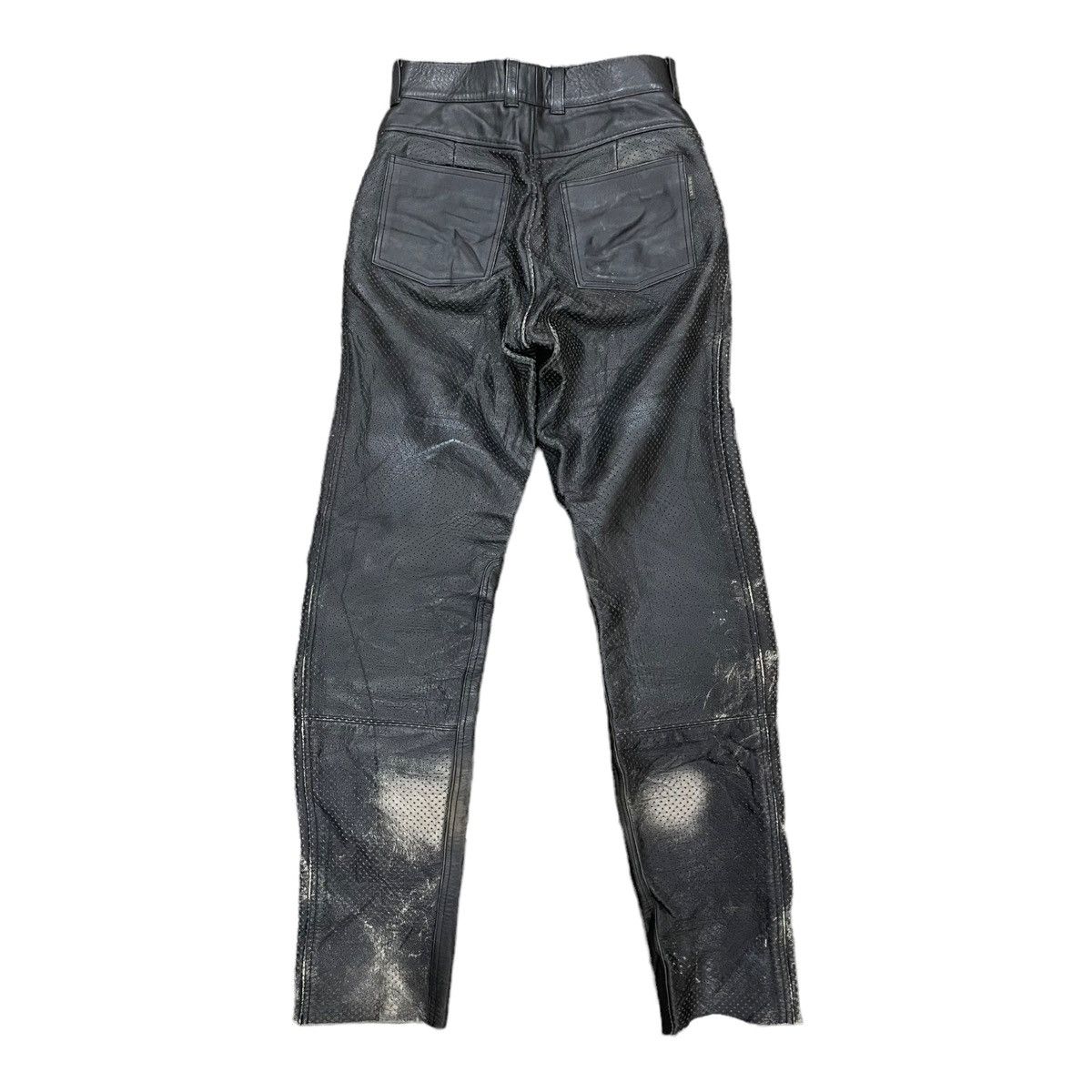Kadoya Vintage Motorcycle Riding Biker Leather Pants Size US 30 / EU 46 - 6 Thumbnail