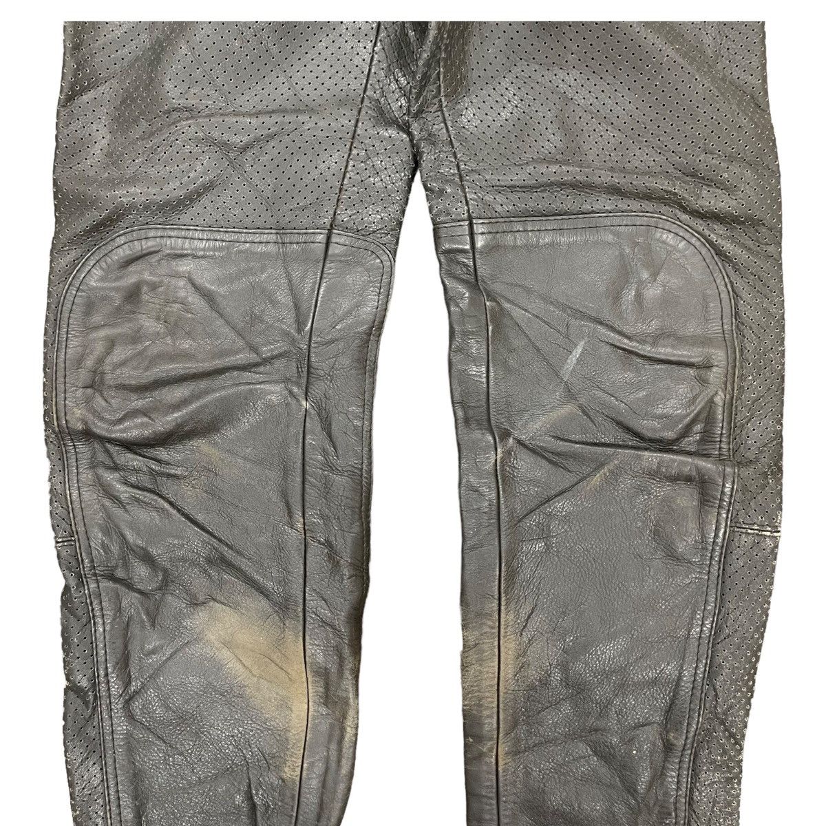 Kadoya Vintage Motorcycle Riding Biker Leather Pants Size US 30 / EU 46 - 5 Thumbnail