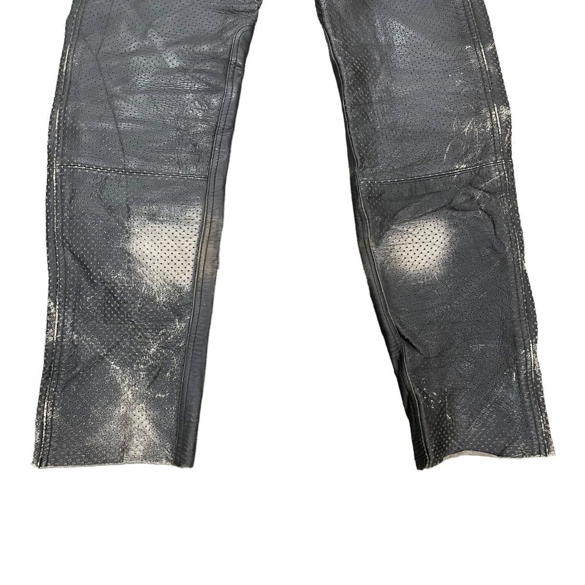Kadoya Vintage Motorcycle Riding Biker Leather Pants Size US 30 / EU 46 - 8 Thumbnail