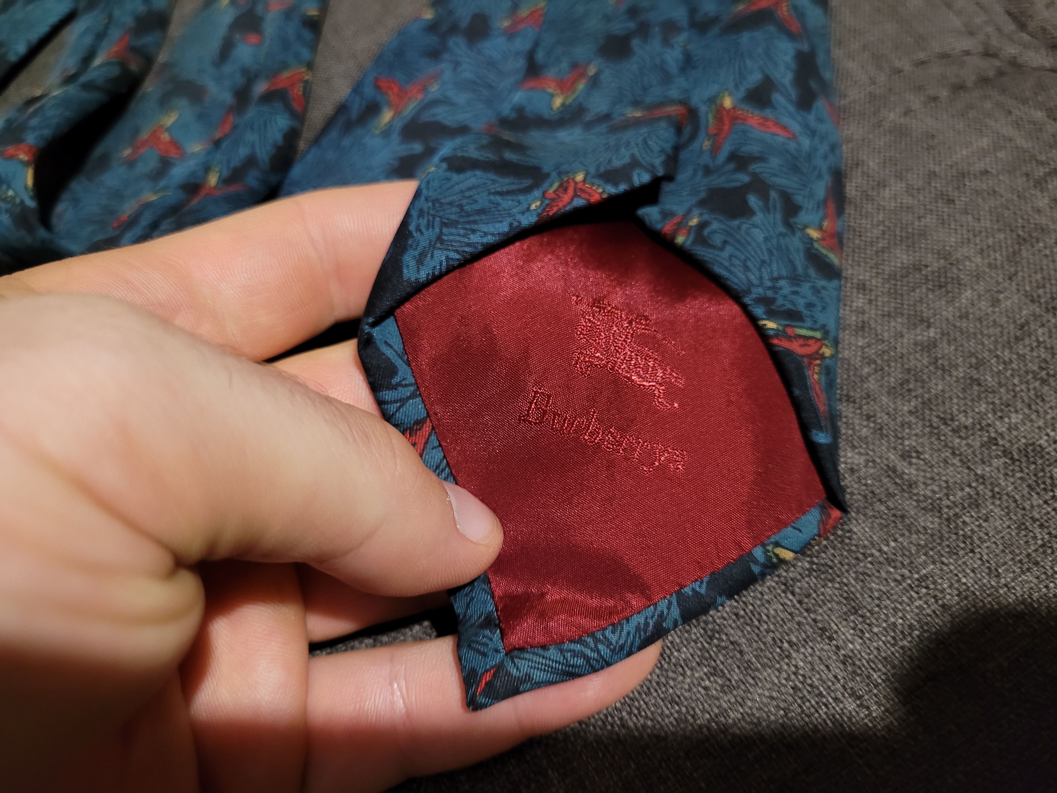 Burberry Vintage Burberrys tie Size ONE SIZE - 5 Thumbnail