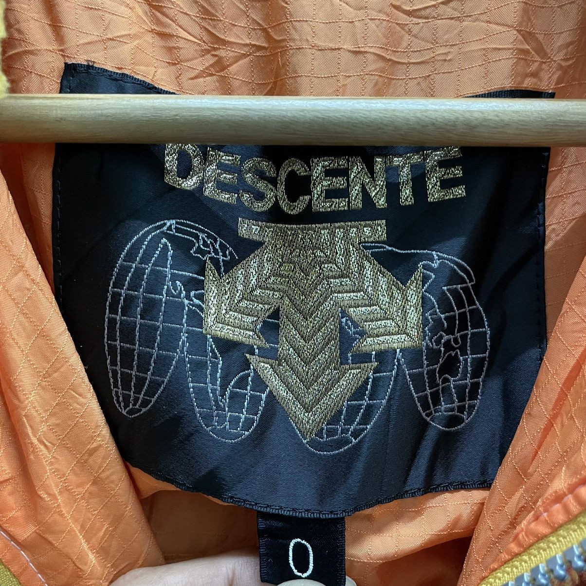 Descente × Vintage 💥 90s Descente Full Design Fullzip Fleece Jacket Size US L / EU 52-54 / 3 - 8 Thumbnail