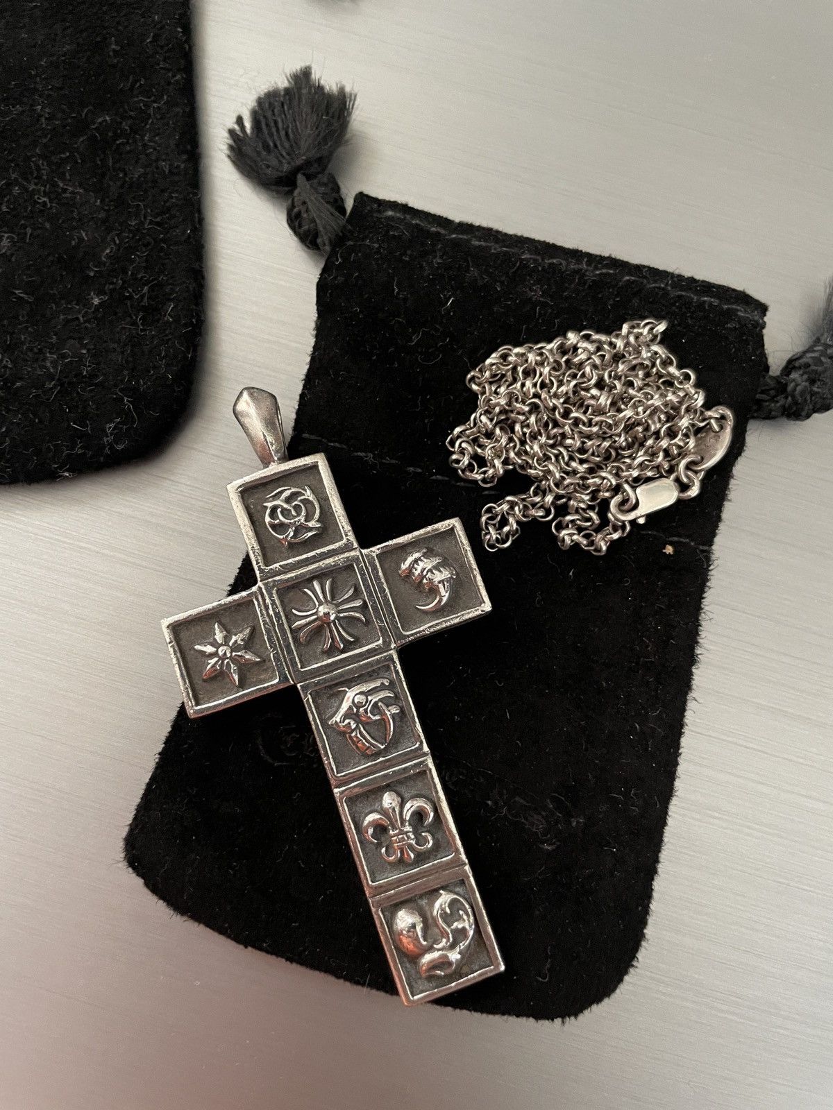 Chrome Hearts Chrome Hearts Charms Cross & Chain Grailed