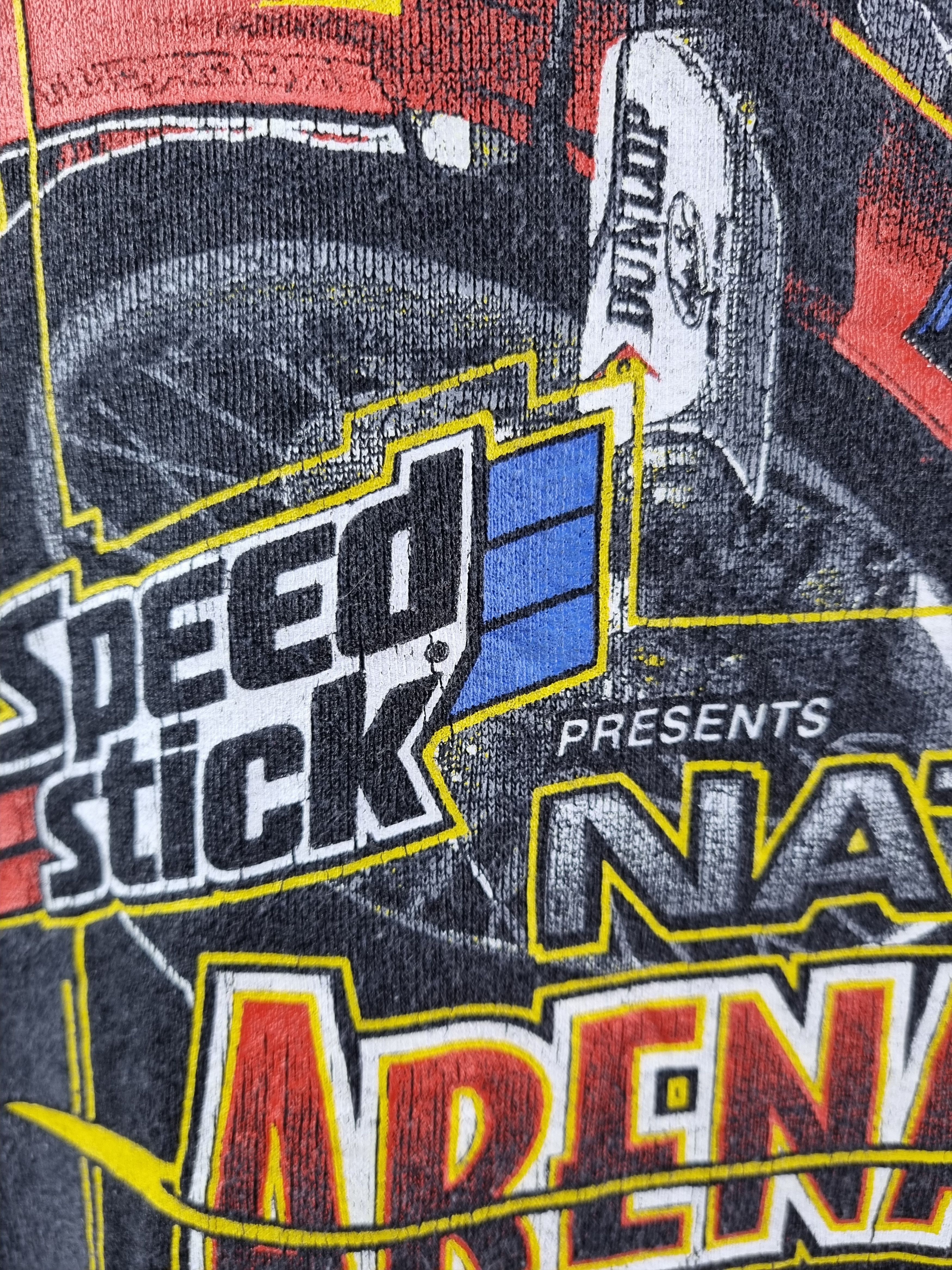 Vintage 2001 National Arena Cross Thrashed Faded Moto sweatshirt Size US XL / EU 56 / 4 - 9 Thumbnail