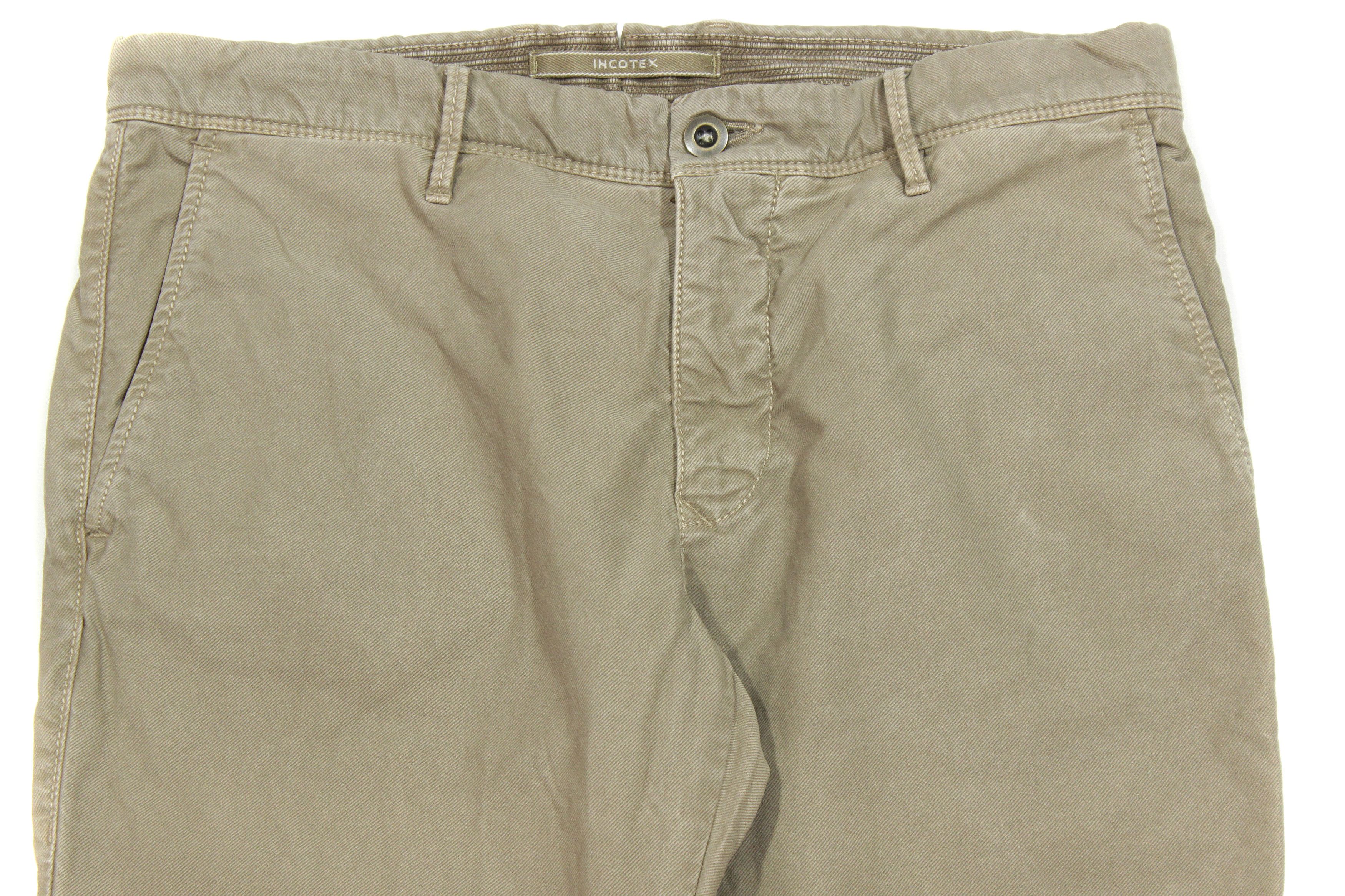Incotex Tricochino Logo Slim Fit Pants Size US 34 / EU 50 - 3 Thumbnail