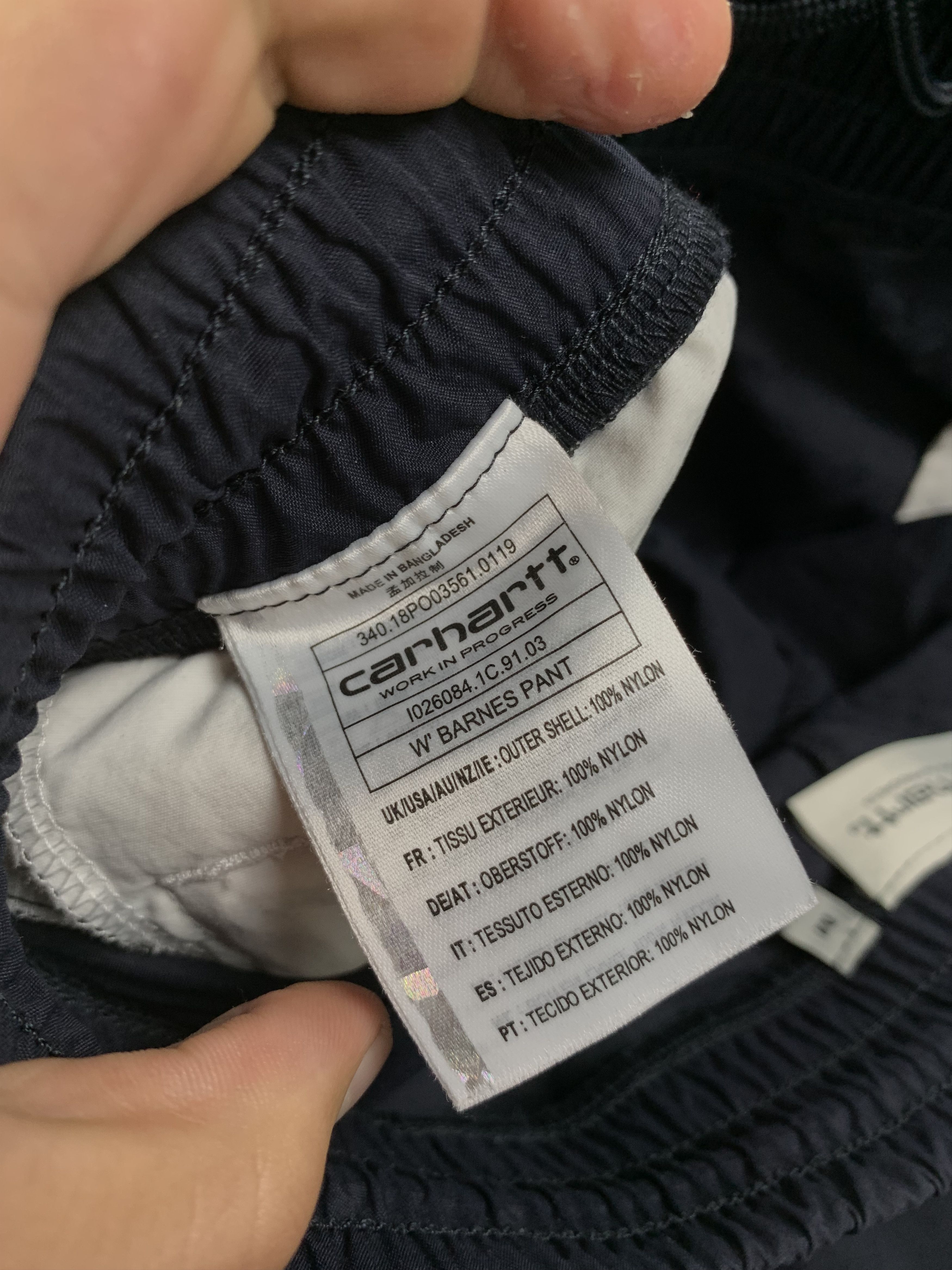Carhartt Wip × Vintage Carhartt Wip Vintage Nylon Track Barnes Pants Jogger Size US 32 / EU 48 - 8 Thumbnail