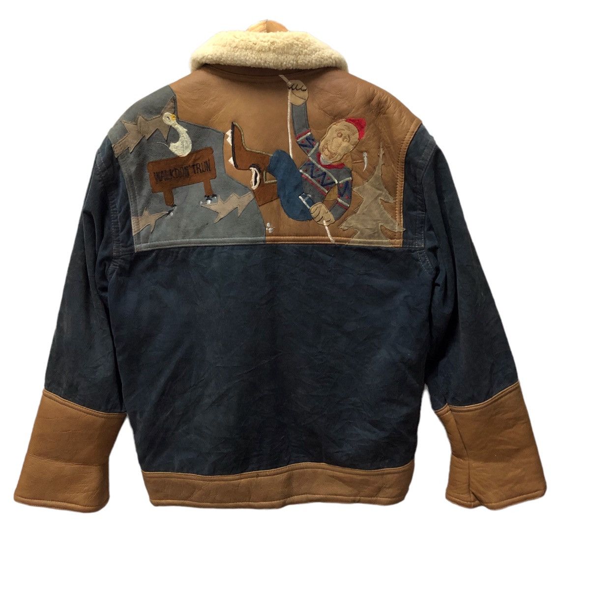 Japanese Brand × Vintage Di maggio gagman fur coat brown sheepskin by world co ltd Size US L / EU 52-54 / 3 - 1 Thumbnail