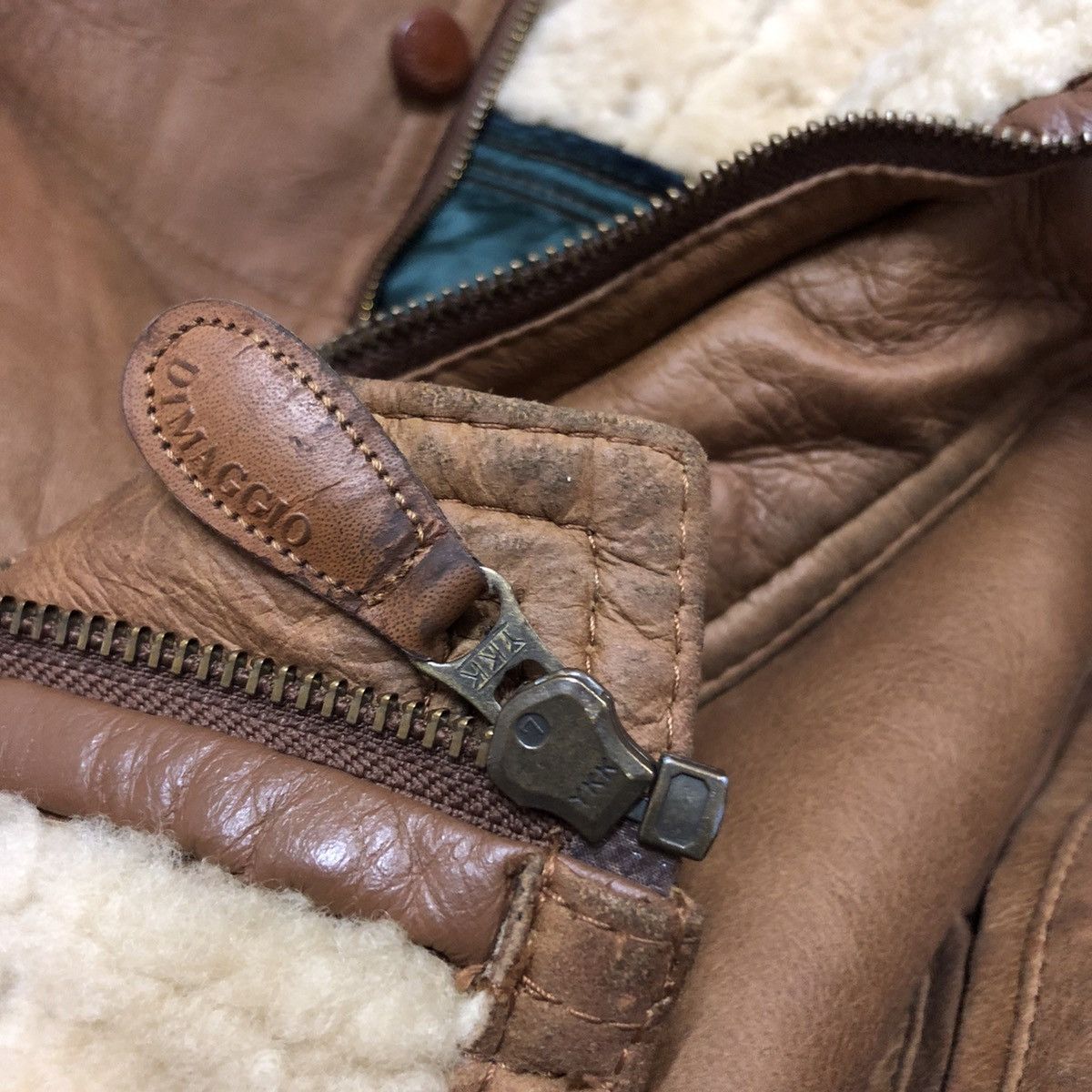 Japanese Brand × Vintage Di maggio gagman fur coat brown sheepskin by world co ltd Size US L / EU 52-54 / 3 - 4 Thumbnail