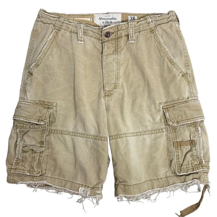 Abercrombie & Fitch Vintage Y2K Abercrombie Cargo Shorts 32 Khaki ...