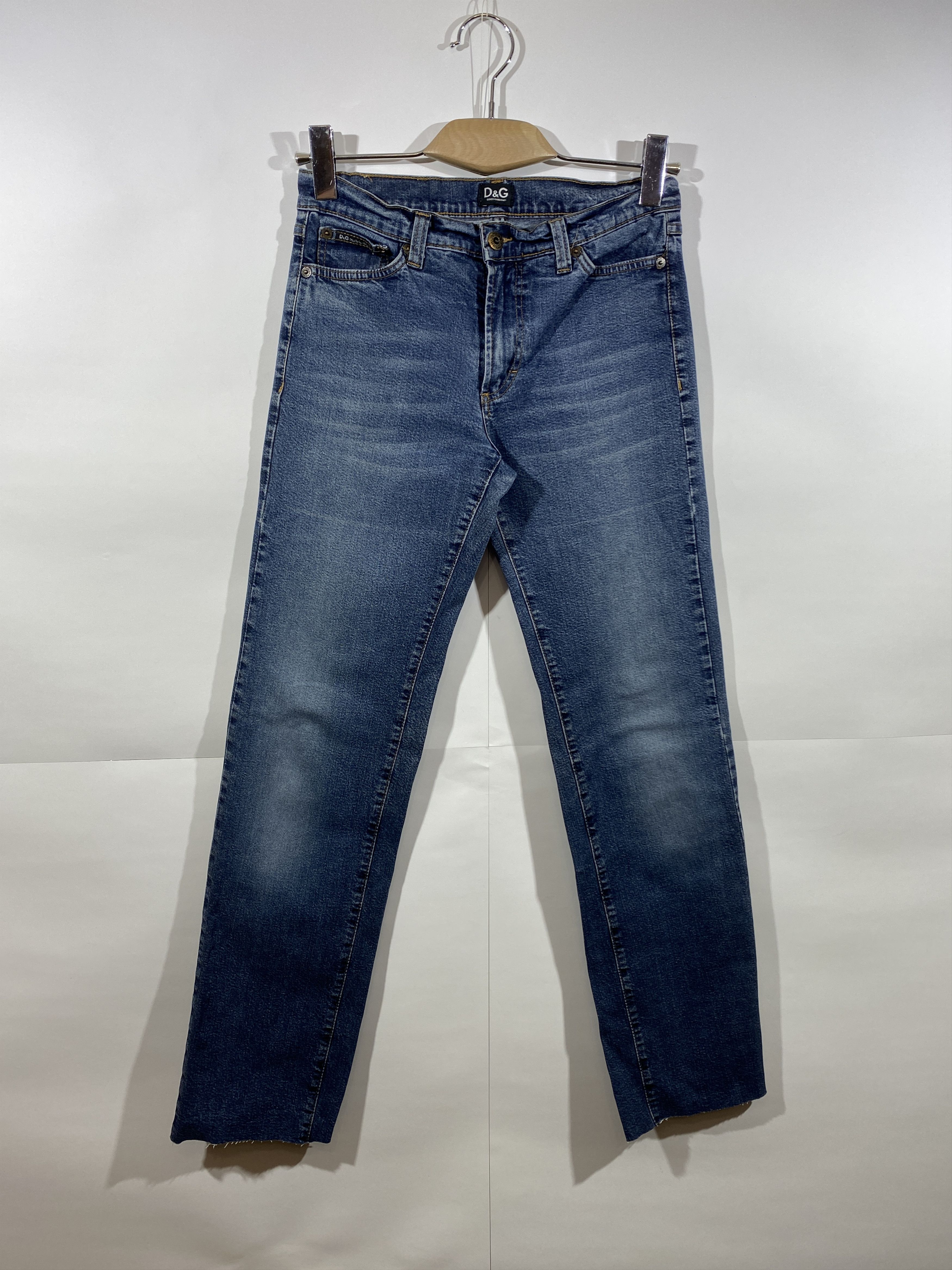 Vintage Dolce Gabbana Monogram Jeans Blue US 28 EU 42