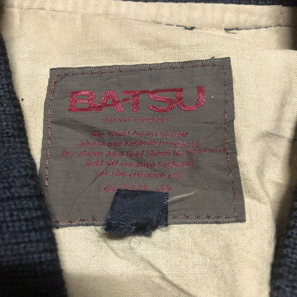 Japanese Brand × Vintage VINTAGE BATSU VARSITY STREET JAPAN BRAND Size US M / EU 48-50 / 2 - 6 Thumbnail