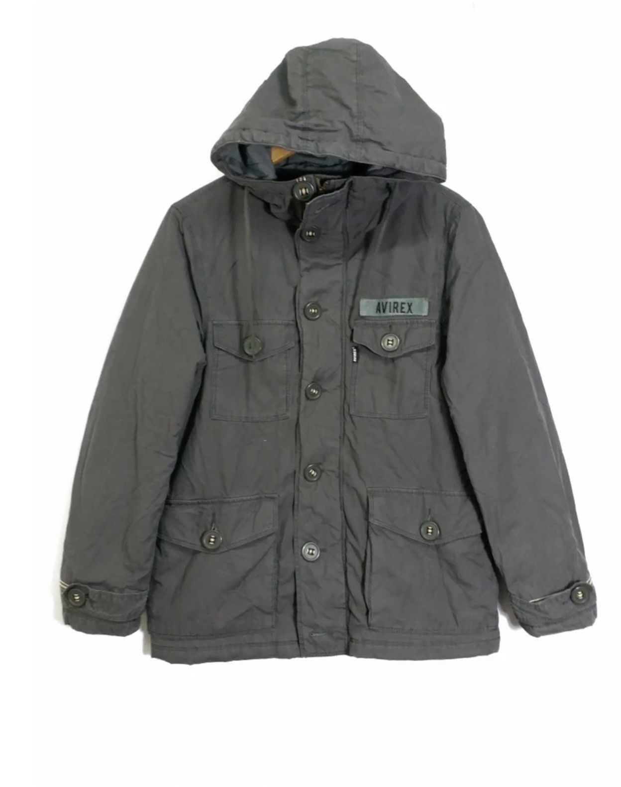 Avirex Vintage 90’s Avirex Streetwear hoodies jacket Utilities Size US M / EU 48-50 / 2 - 1 Thumbnail
