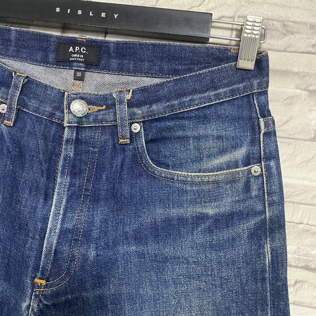 A.P.C. APC Cure H jean Etroit Ivy Fit Size US 29 - 8 Thumbnail