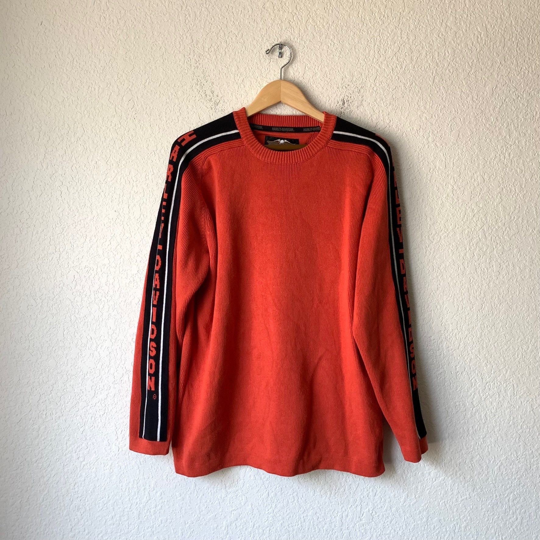 HARLEY DAVIDSON Motorcycles Knit Crew Neck Sweater