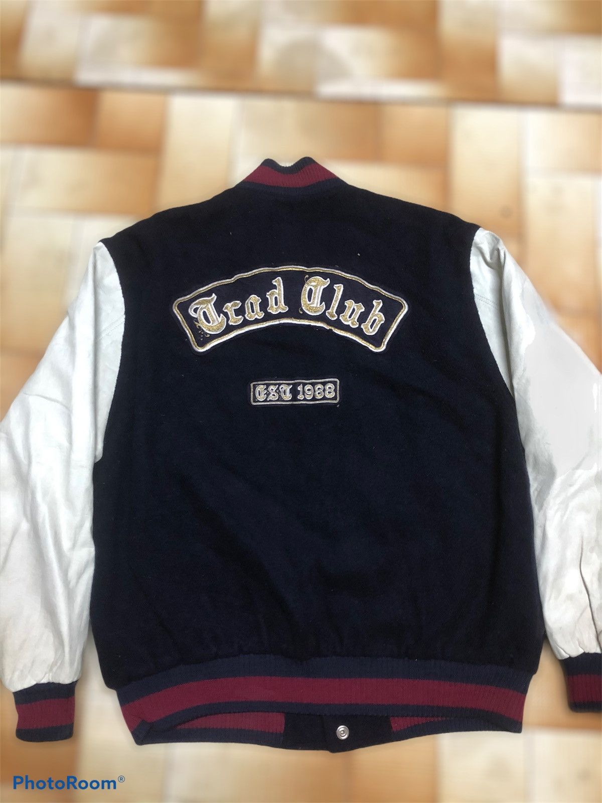 Japanese Brand ⚡️Street-fashion Varsity Jacket Wool Vintage Size US L / EU 52-54 / 3 - 7 Thumbnail
