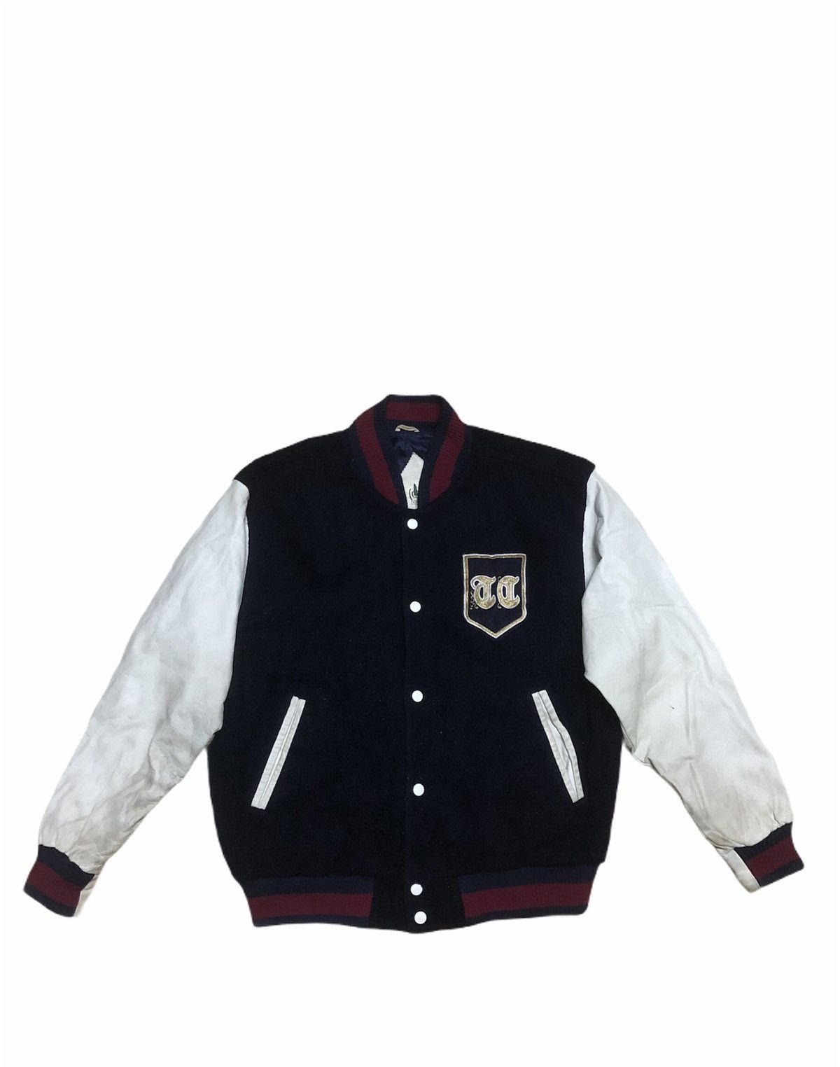 Japanese Brand ⚡️Street-fashion Varsity Jacket Wool Vintage Size US L / EU 52-54 / 3 - 1 Thumbnail