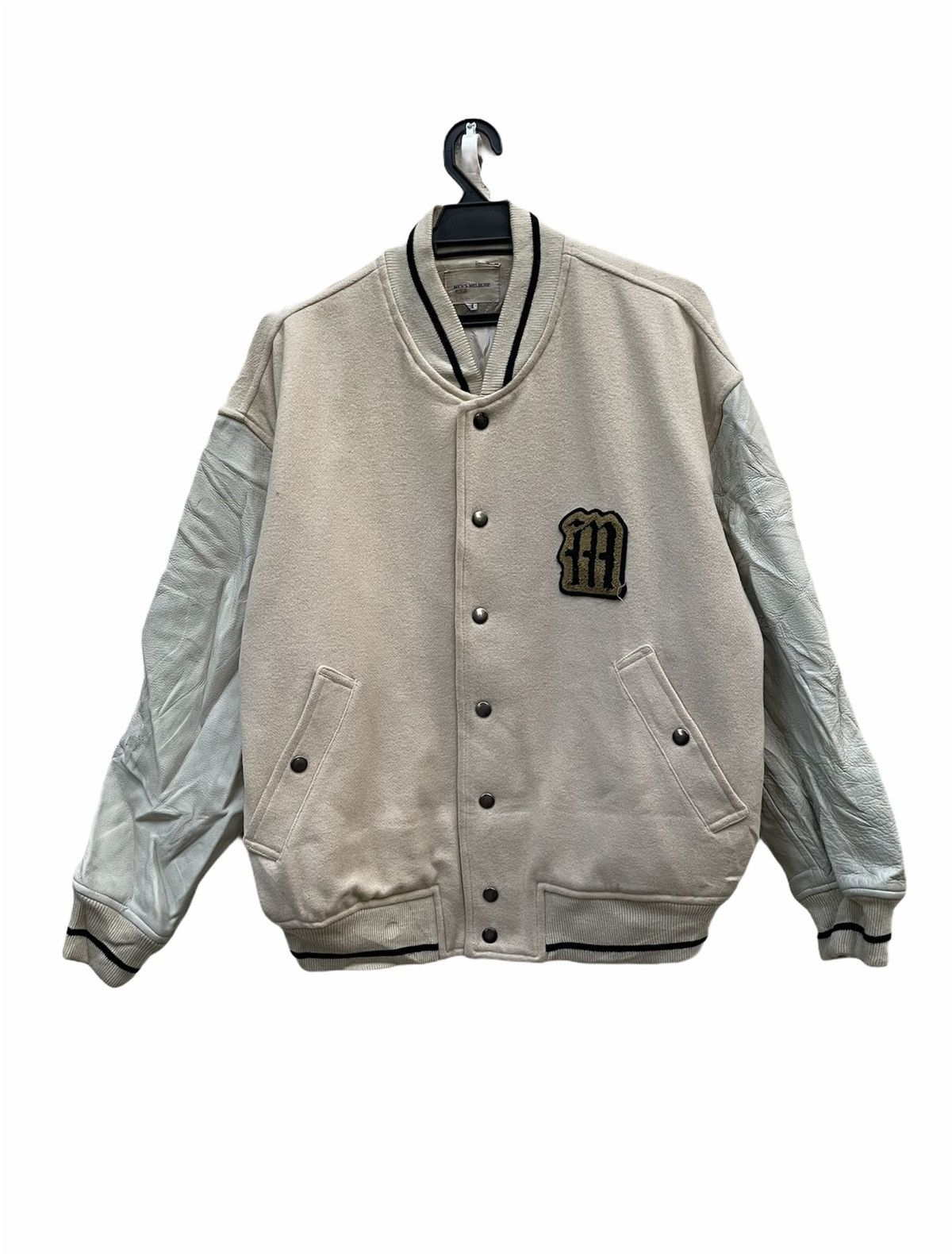 Melrose × Vintage Vintage Varsity Jacket Mens Melrose Strretwear Size US L / EU 52-54 / 3 - 2 Thumbnail