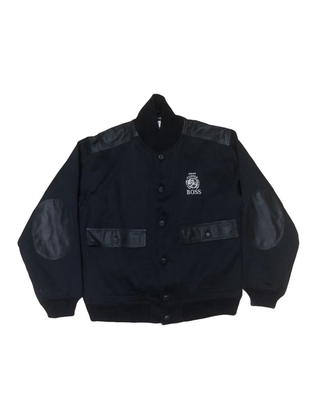 Japanese Brand 90’s VARSITY JACKET SUNTORY BOSS COFFEE Size US L / EU 52-54 / 3 - 1 Thumbnail