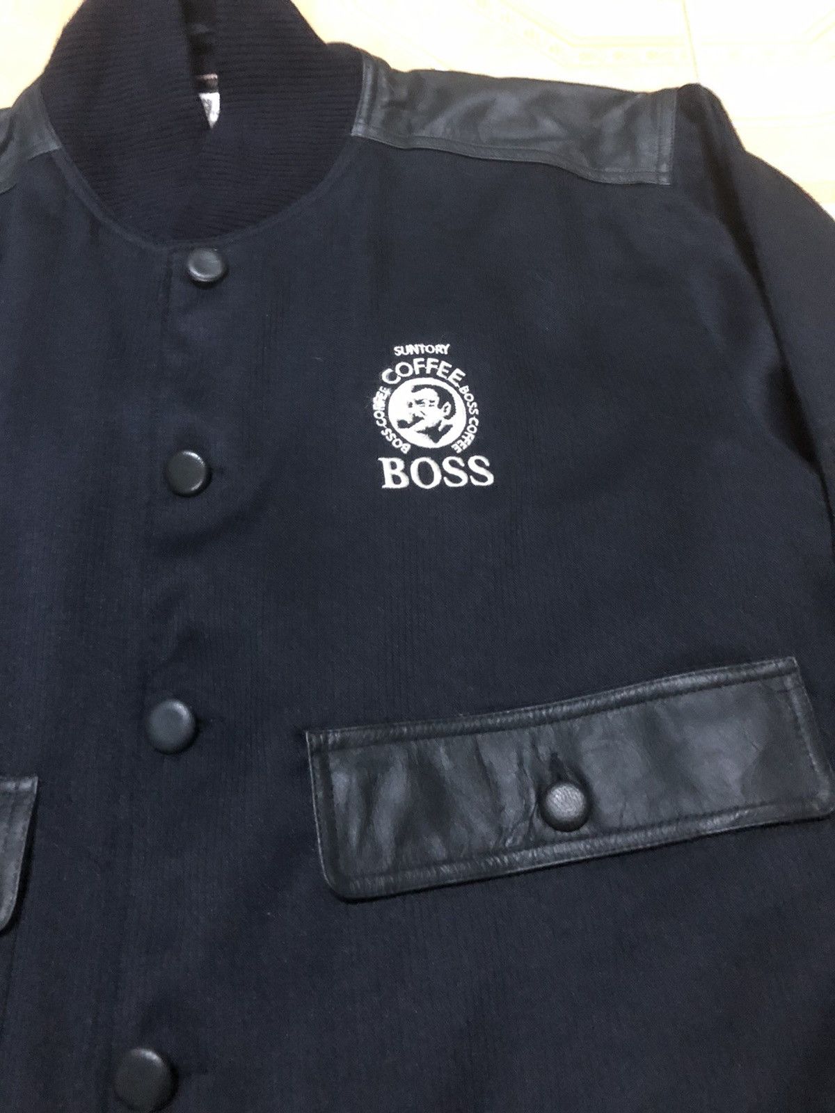 Japanese Brand 90’s VARSITY JACKET SUNTORY BOSS COFFEE Size US L / EU 52-54 / 3 - 6 Thumbnail