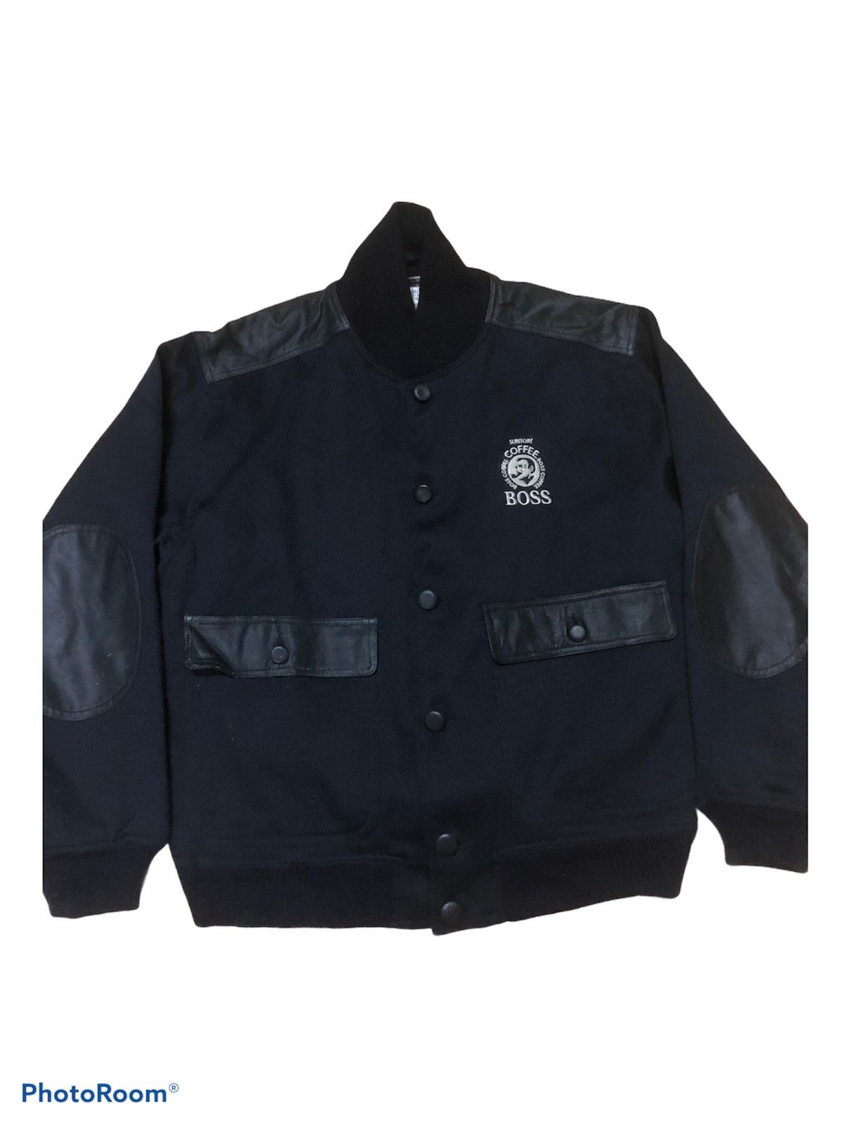 Japanese Brand 90’s VARSITY JACKET SUNTORY BOSS COFFEE Size US L / EU 52-54 / 3 - 3 Thumbnail