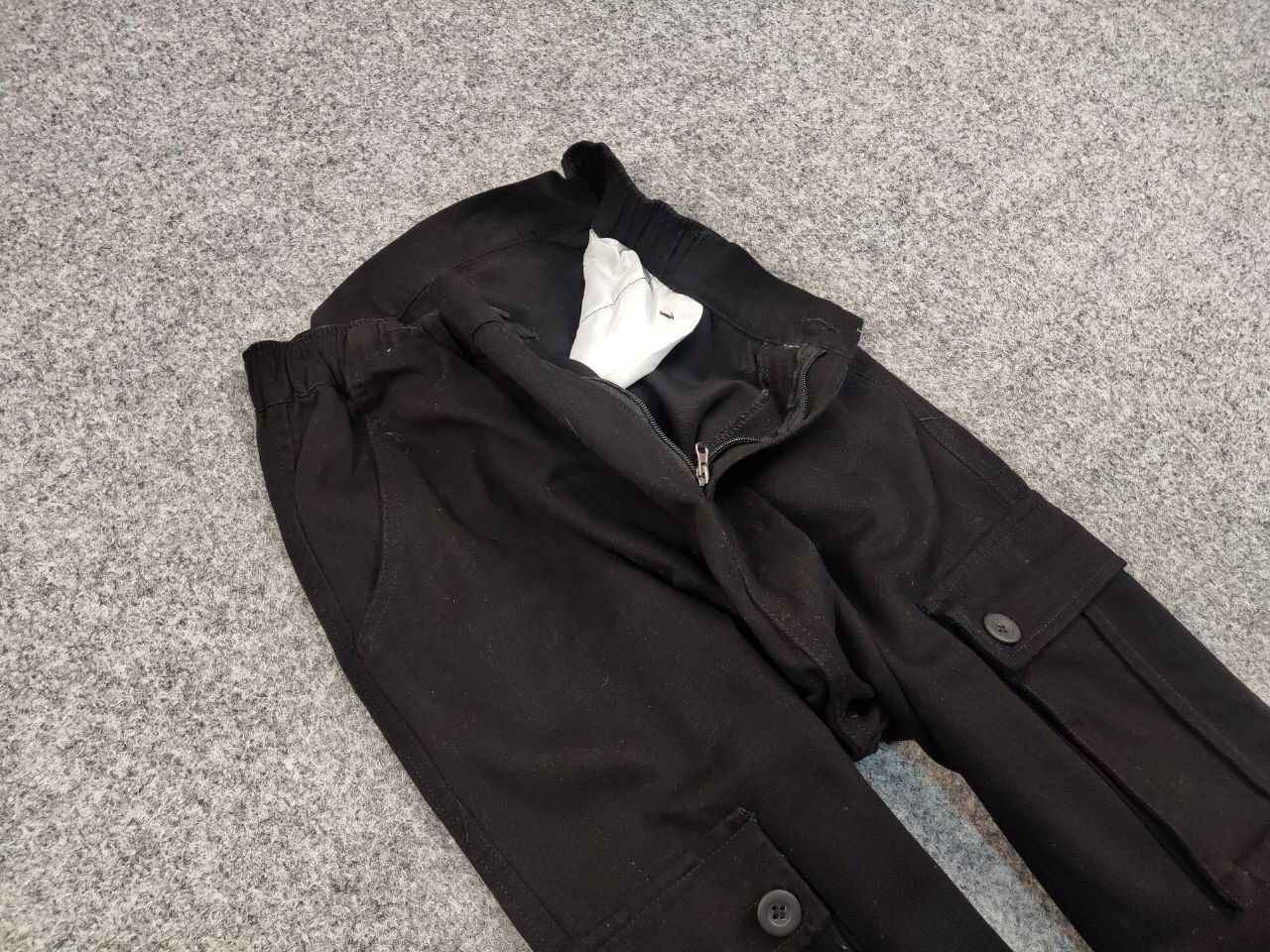 Japanese Brand Vintage Japan Multi Pocket Cargo Black Pants Travis Scott Size US 36 / EU 52 - 14 Thumbnail