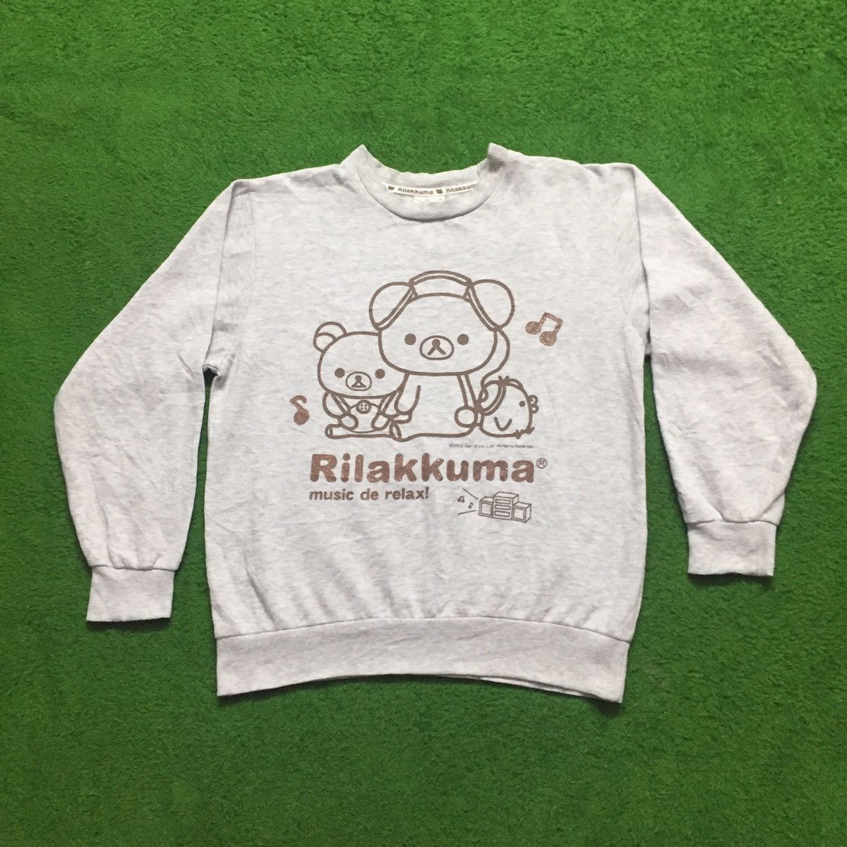 Cartoon Network × Japanese Brand Vintage Rilakkuma Big Logo Sweatshirt Size US M / EU 48-50 / 2 - 1 Thumbnail