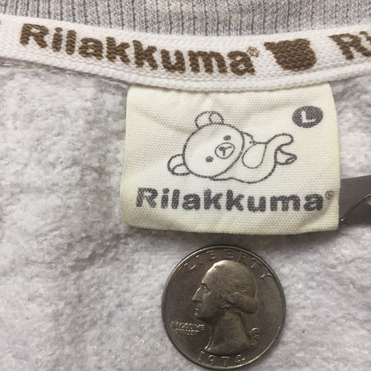 Cartoon Network × Japanese Brand Vintage Rilakkuma Big Logo Sweatshirt Size US M / EU 48-50 / 2 - 6 Thumbnail