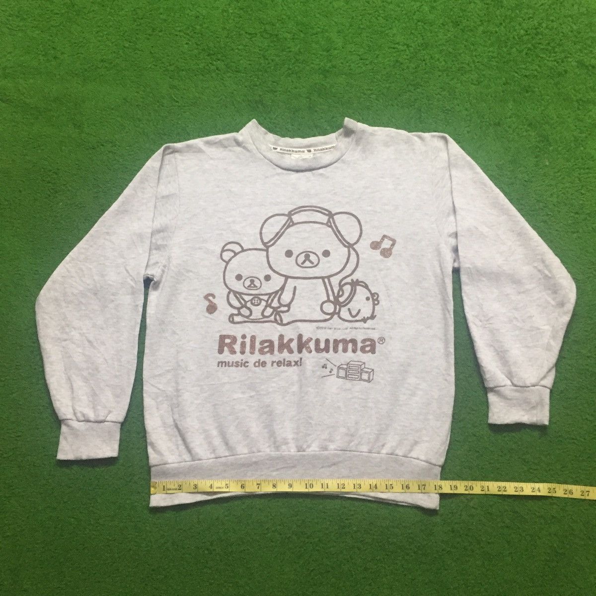 Cartoon Network × Japanese Brand Vintage Rilakkuma Big Logo Sweatshirt Size US M / EU 48-50 / 2 - 5 Thumbnail