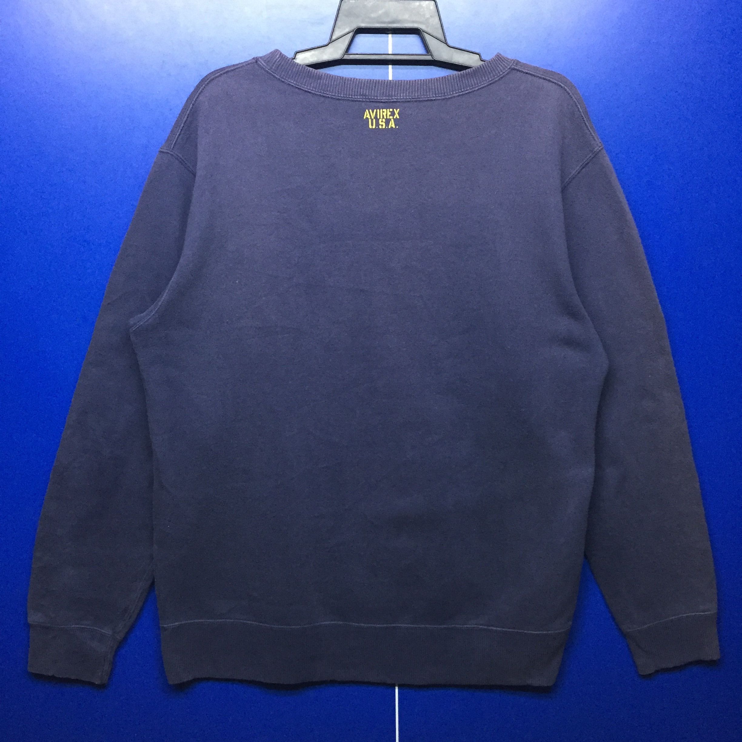 Avirex × Japanese Brand Vintage 90s Avirex Usa Ambroidery Big Logo Sweatshirt Size US M / EU 48-50 / 2 - 6 Thumbnail