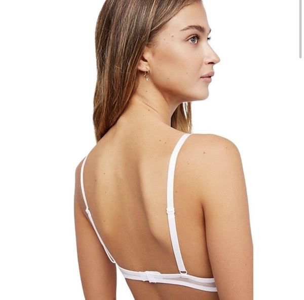 By Anthropologie Sheer Lace Triangle Bralette