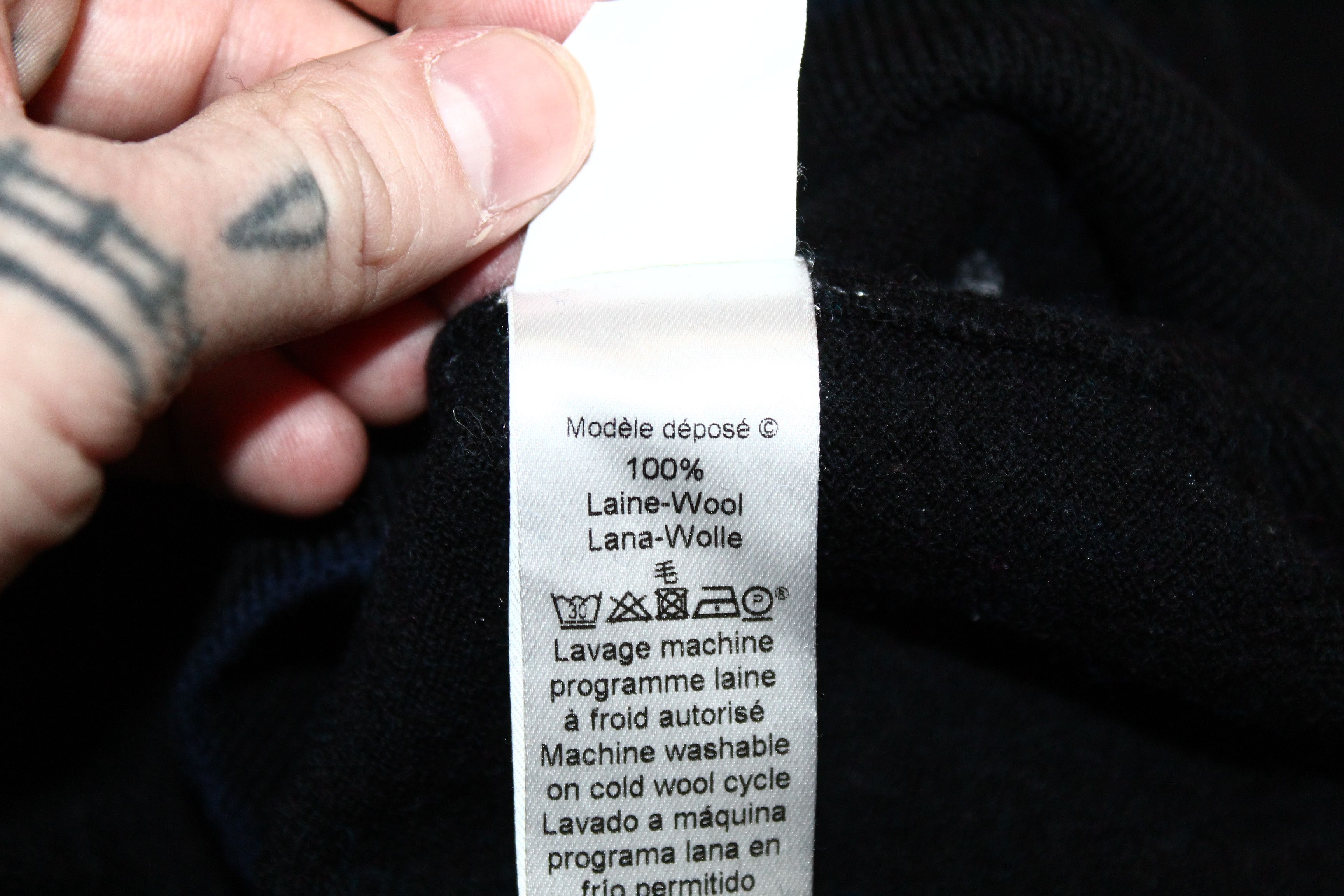 Kenzo Kenzo Logo Embroidery V-neck Wool Jumper Size US S / EU 44-46 / 1 - 7 Thumbnail