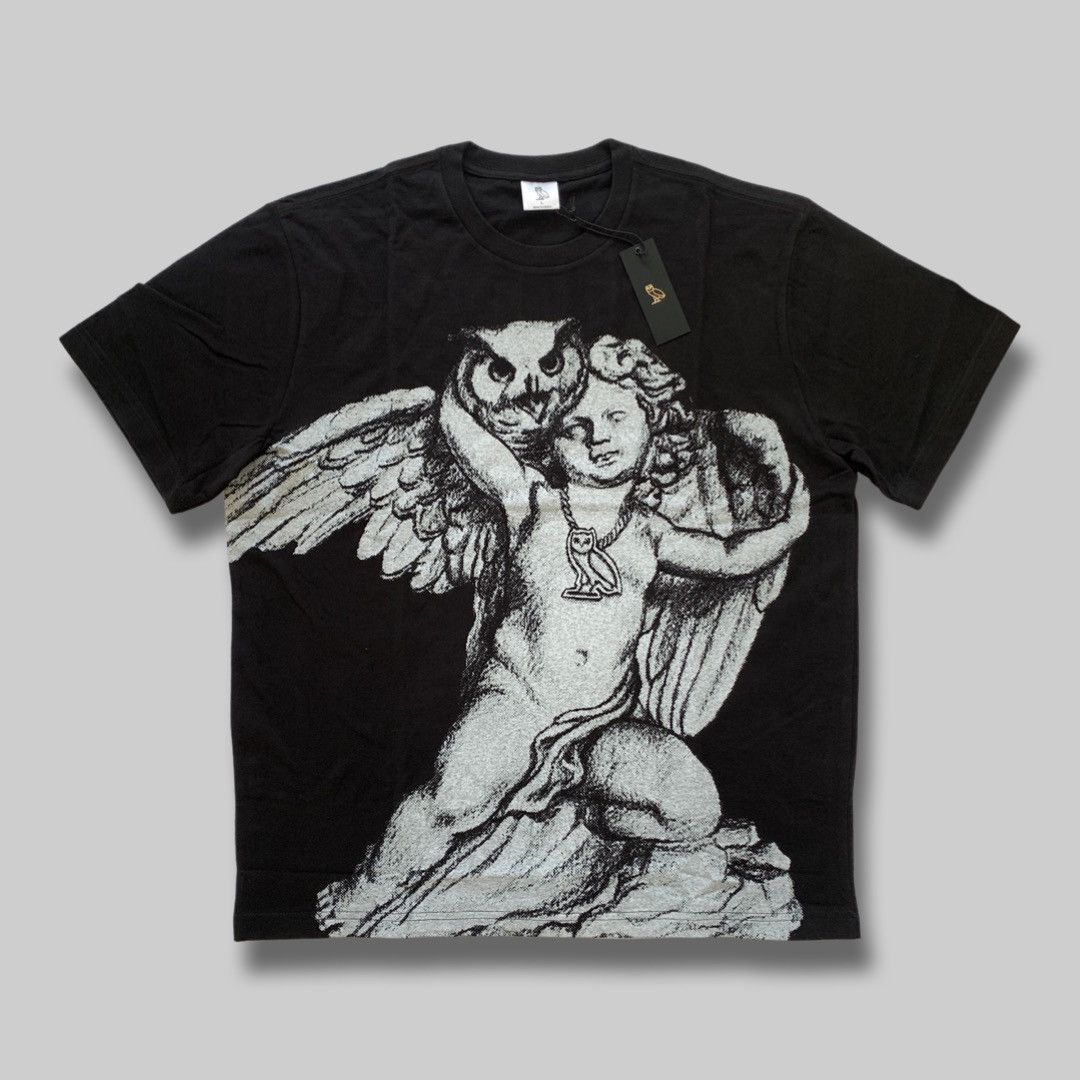 Drake OVO CHERUB CUPID OWL T-SHIRT TEE Size US L / EU 52-54 / 3 - 1 Thumbnail