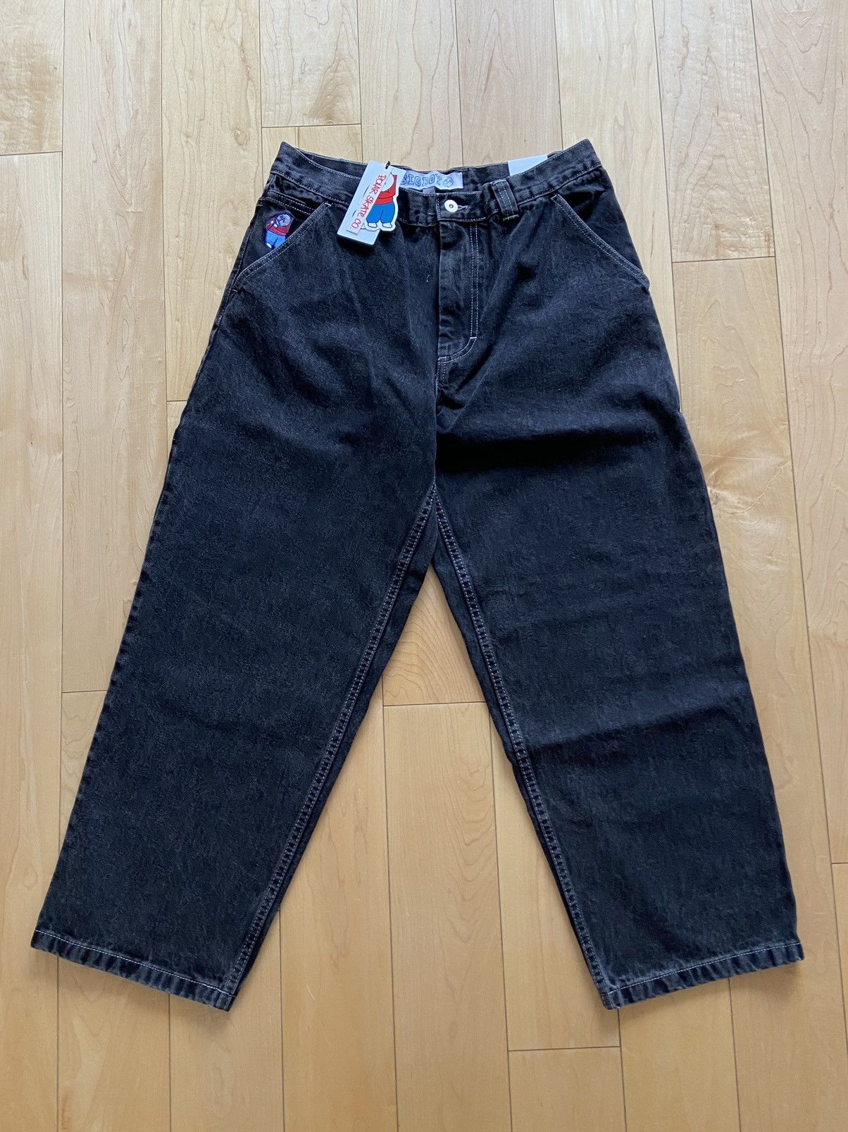 Polar Skate Co. Brand New Polar Big Boy Baggy Work Pant Jeans Washed