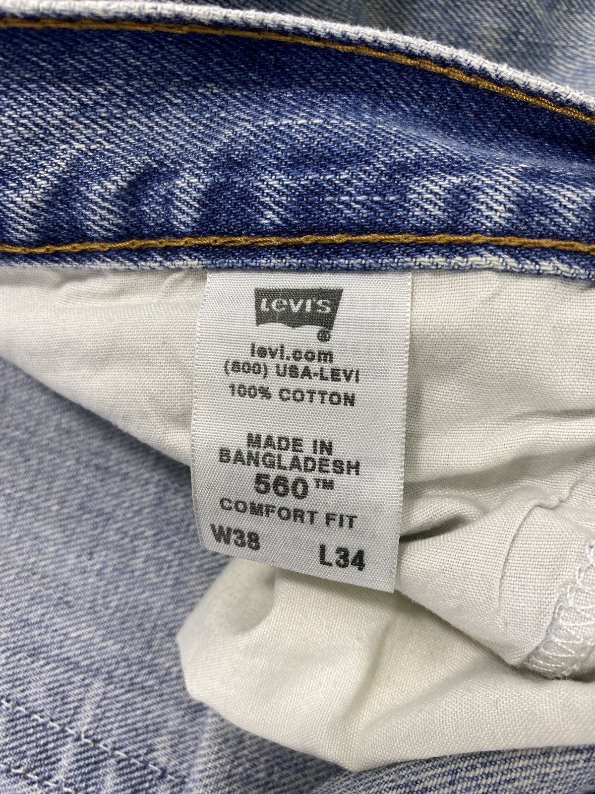 Levi's VINTAGE LEVI'S 560 BLUE WASH JEANS-J527 Size US 40 / EU 56 - 7 Thumbnail