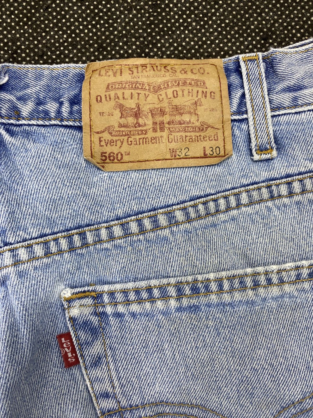 Levi's VINTAGE LEVI'S 560 BLUE WASH JEANS-J529 Size US 32 / EU 48 - 11 Thumbnail